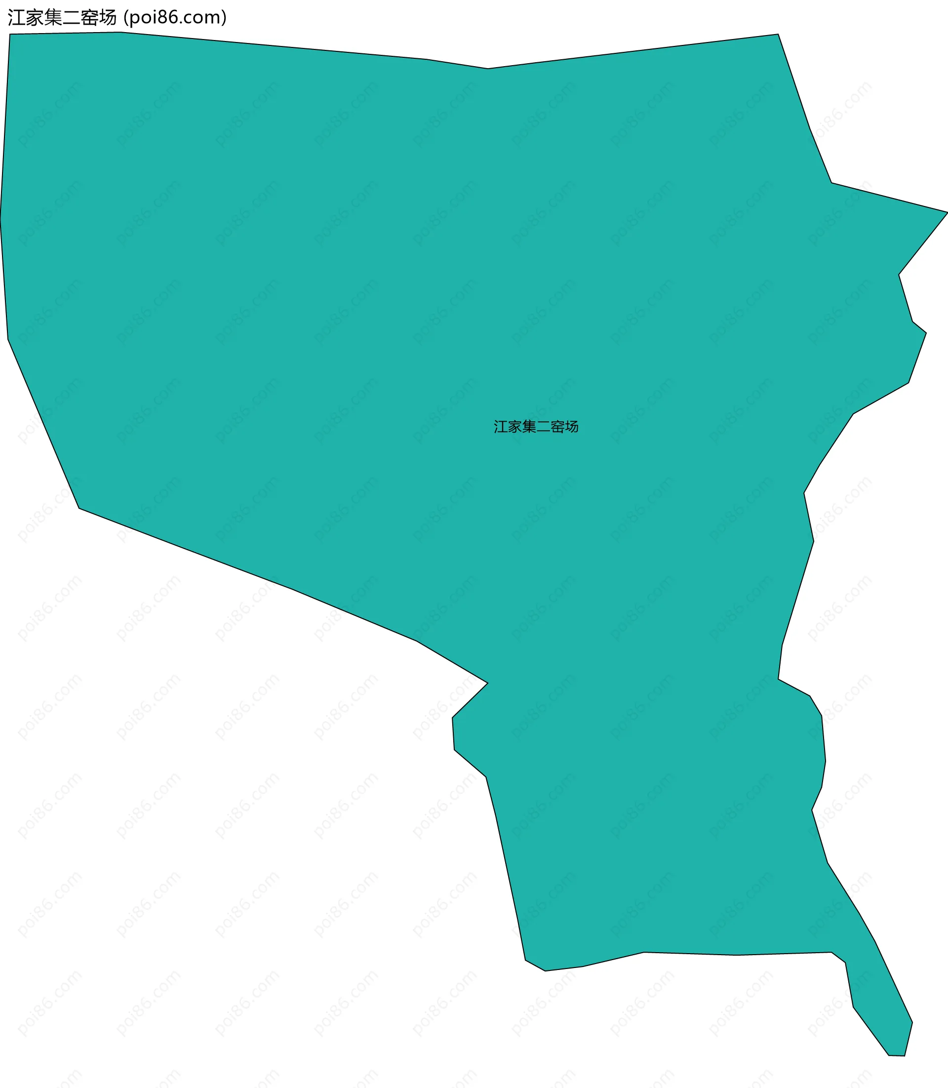 江家集二窑场边界地图