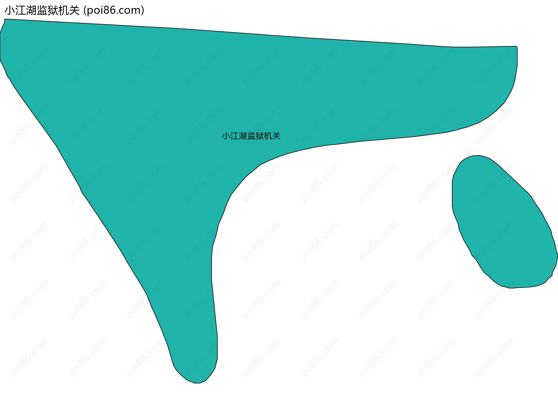 小江湖监狱机关边界地图