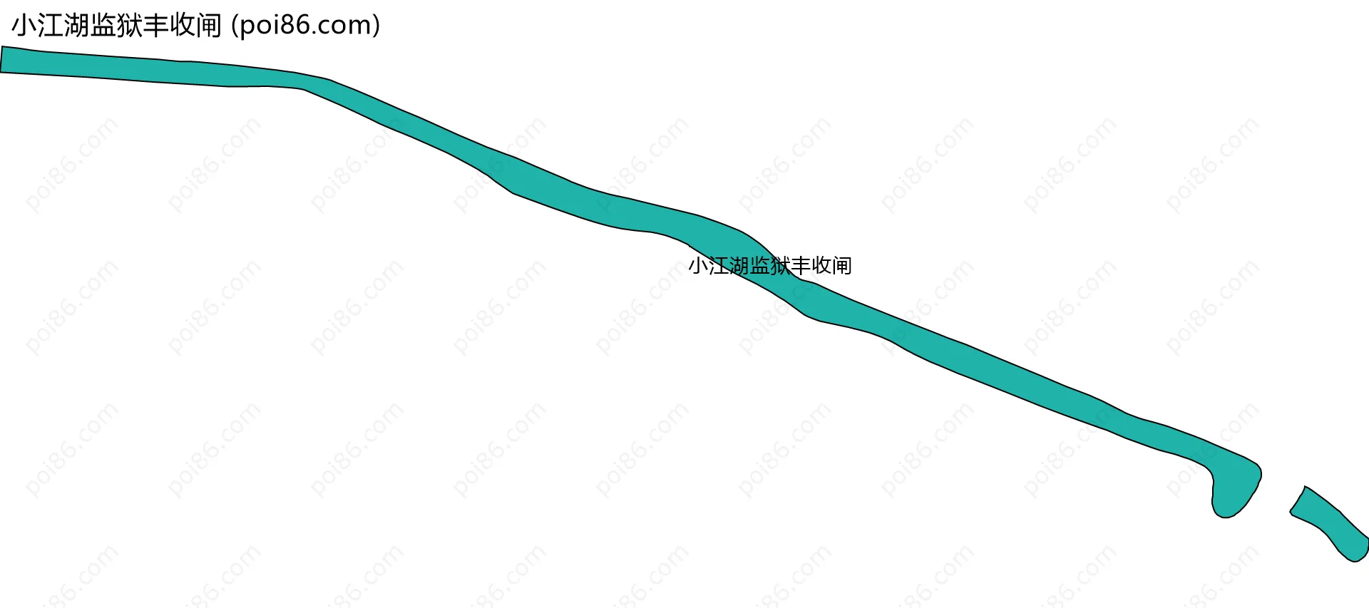 小江湖监狱丰收闸边界地图