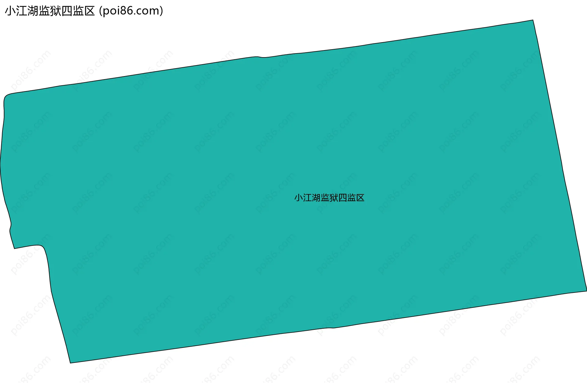小江湖监狱四监区边界地图