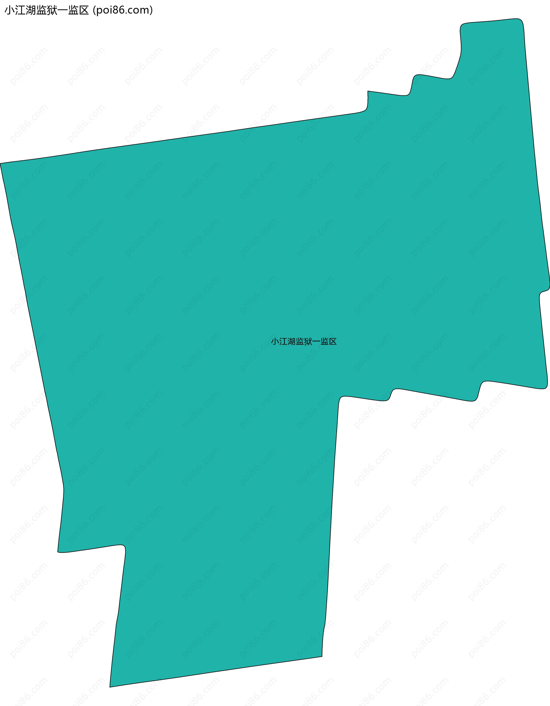 小江湖监狱一监区边界地图