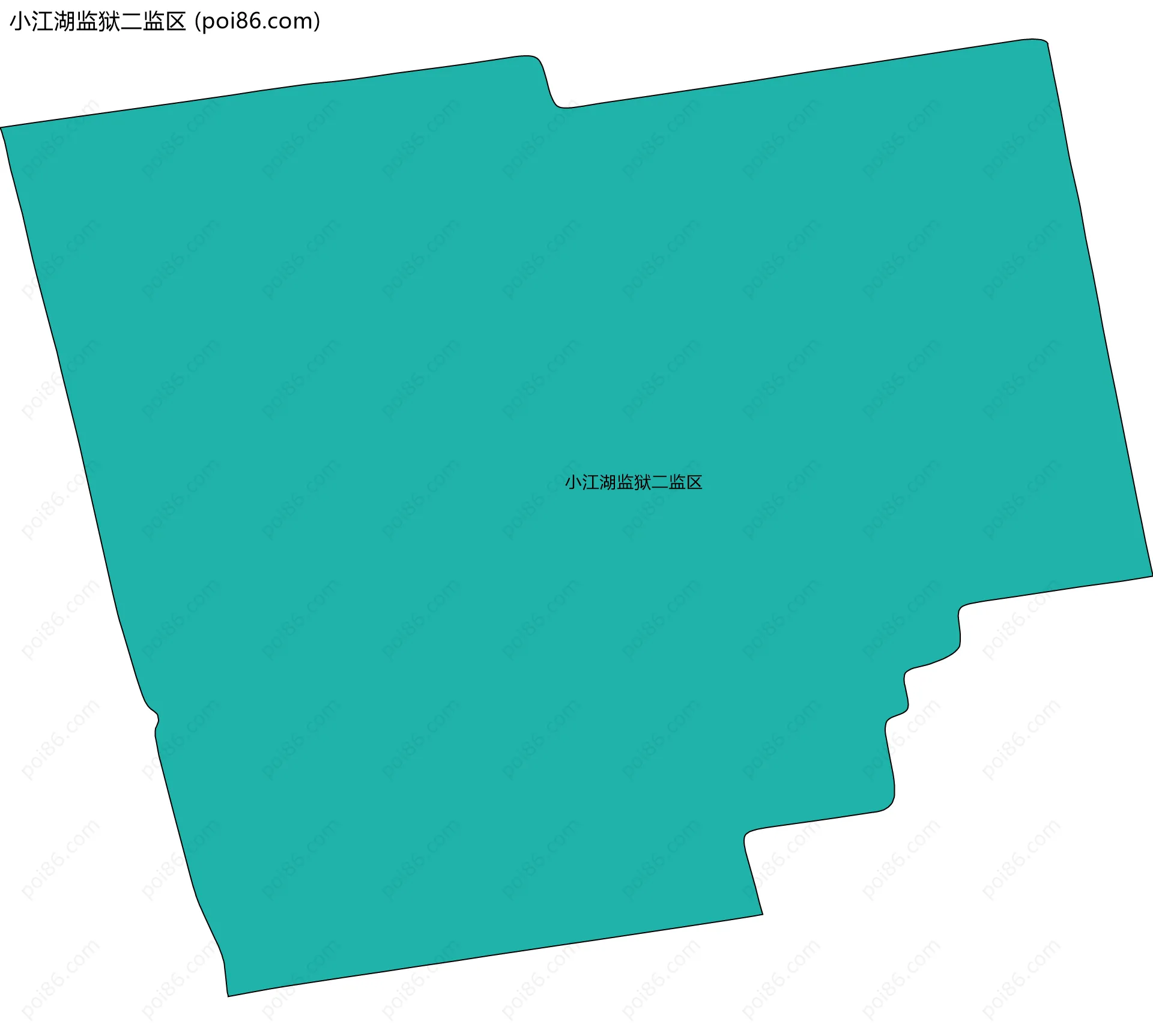 小江湖监狱二监区边界地图
