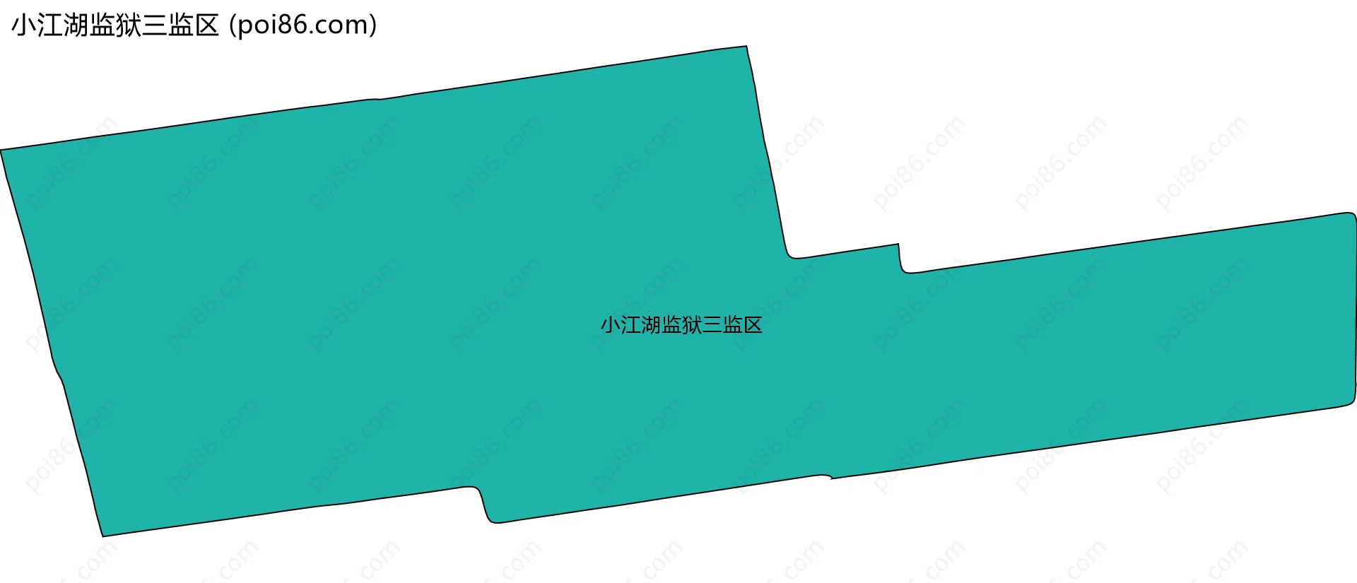 小江湖监狱三监区边界地图