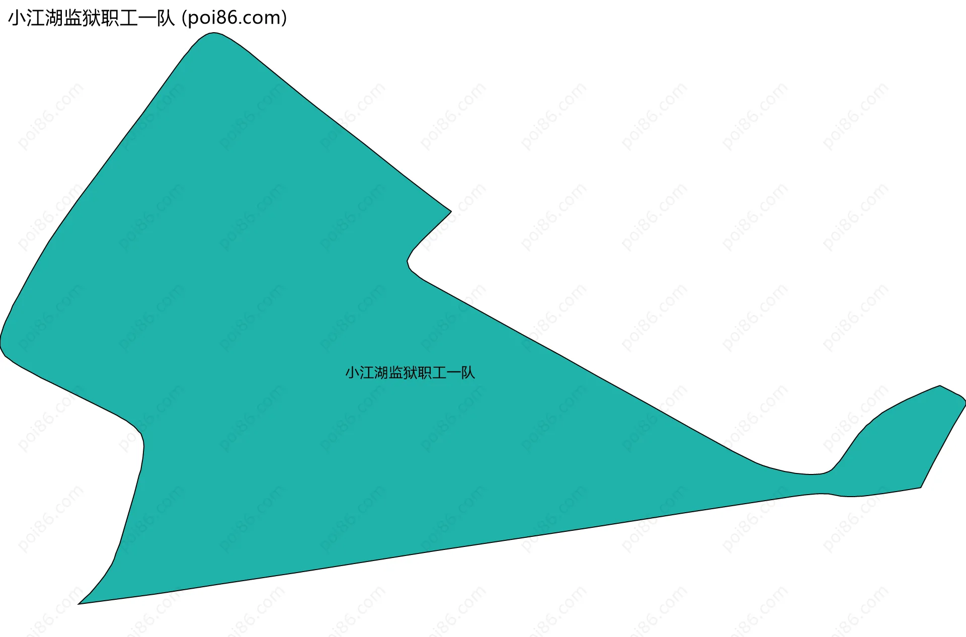 小江湖监狱职工一队边界地图
