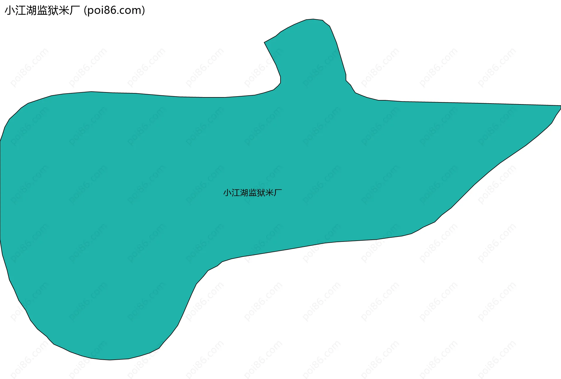 小江湖监狱米厂边界地图
