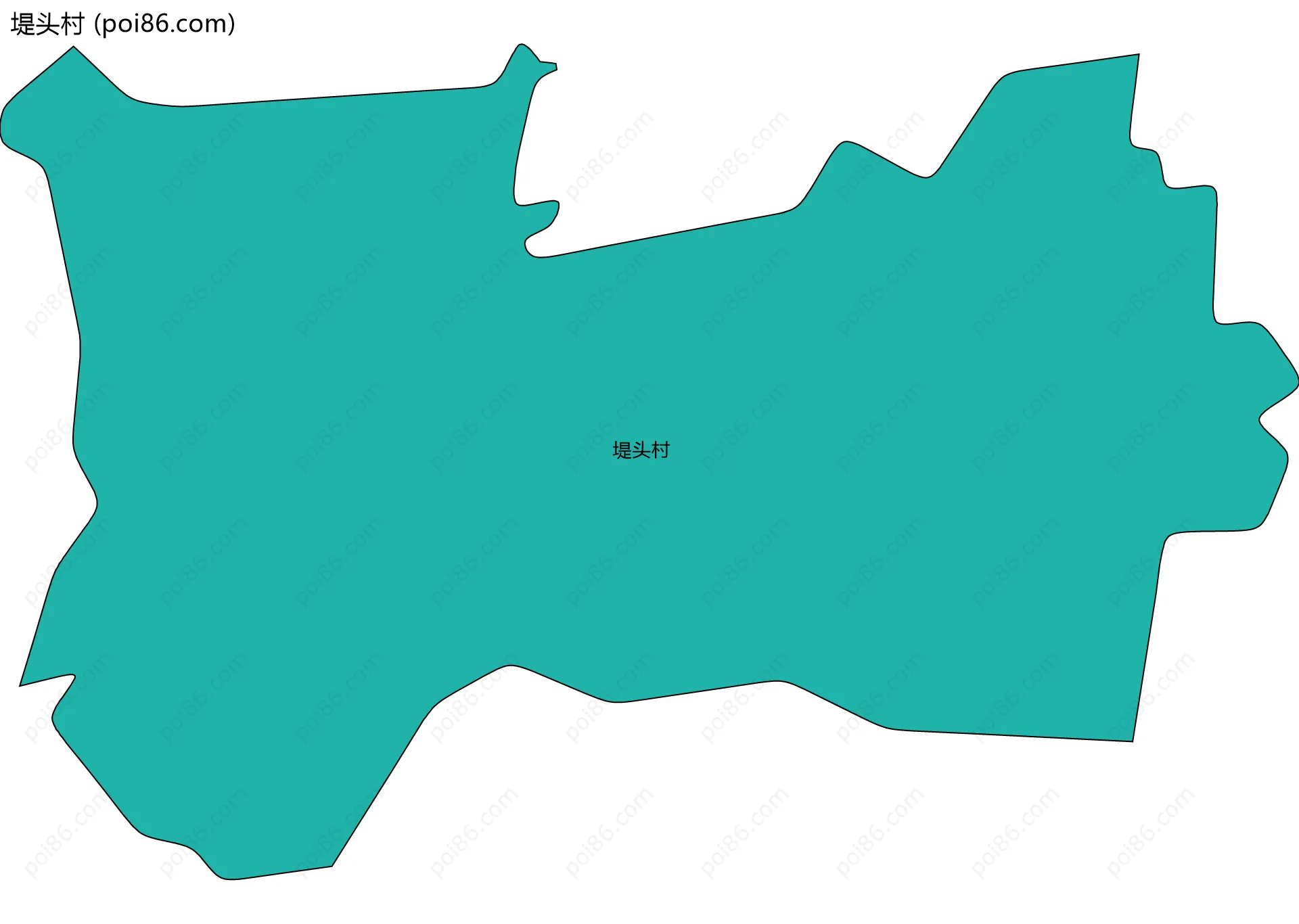 堤头村边界地图