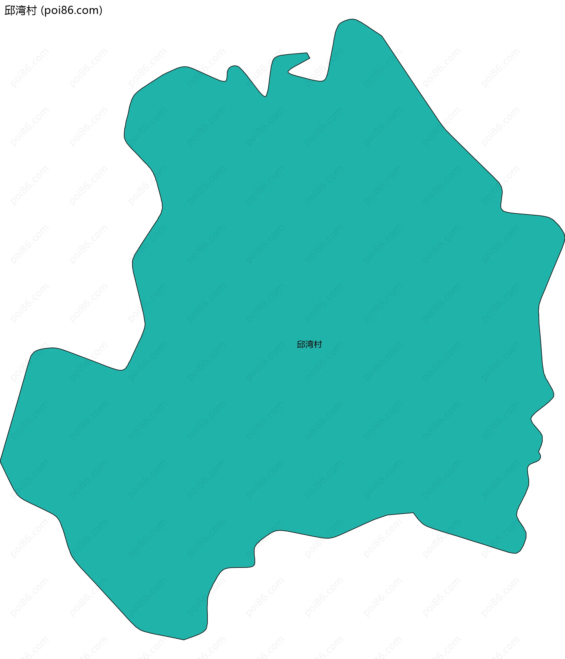 邱湾村边界地图