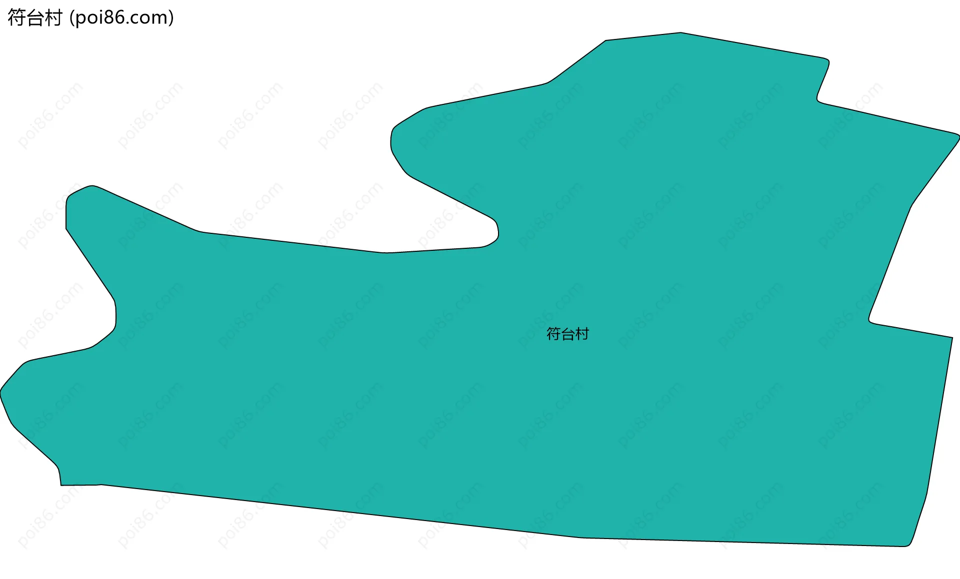 符台村边界地图