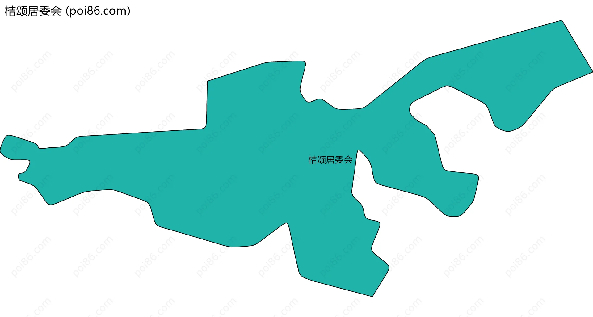 桔颂居委会边界地图