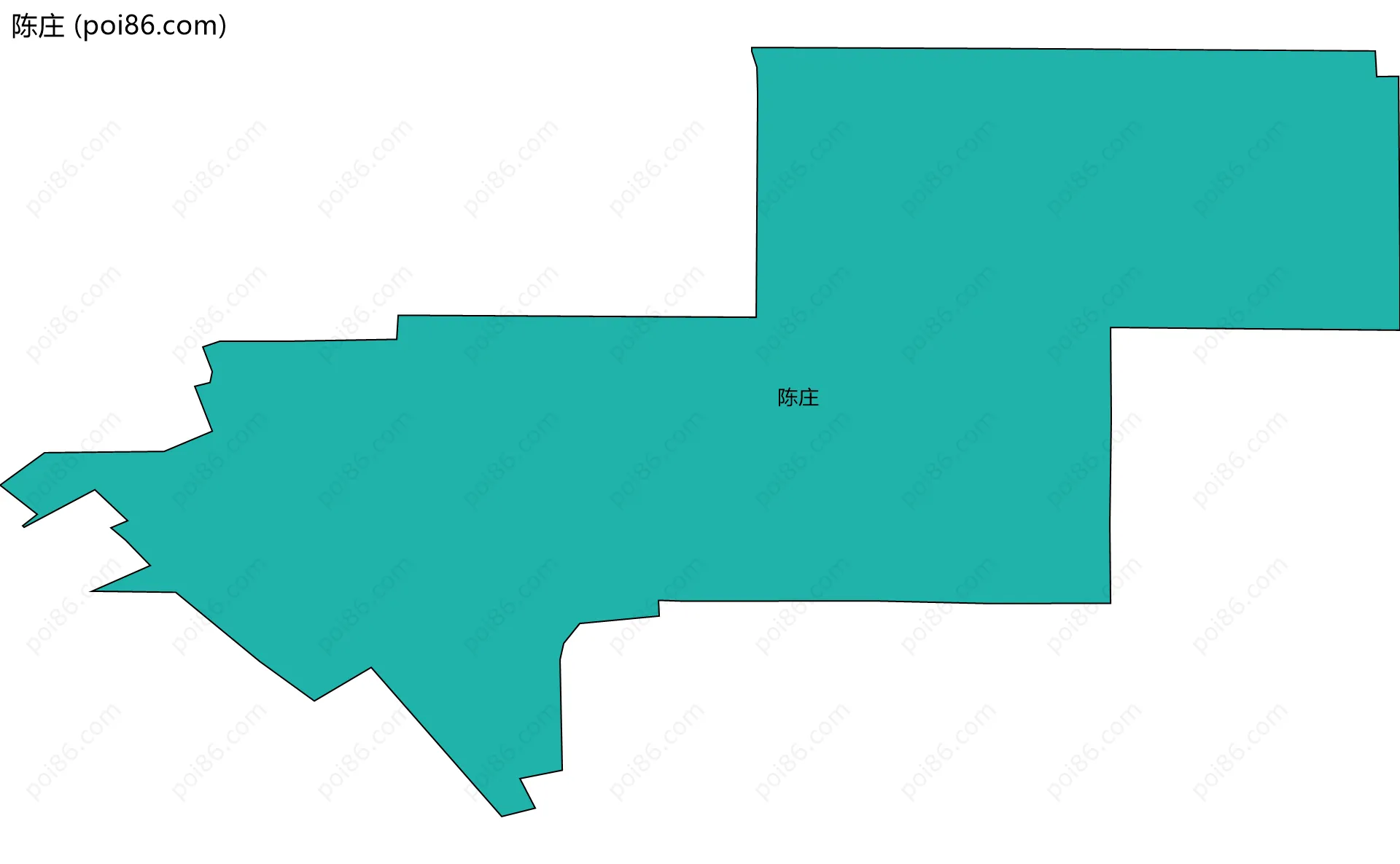 陈庄边界地图