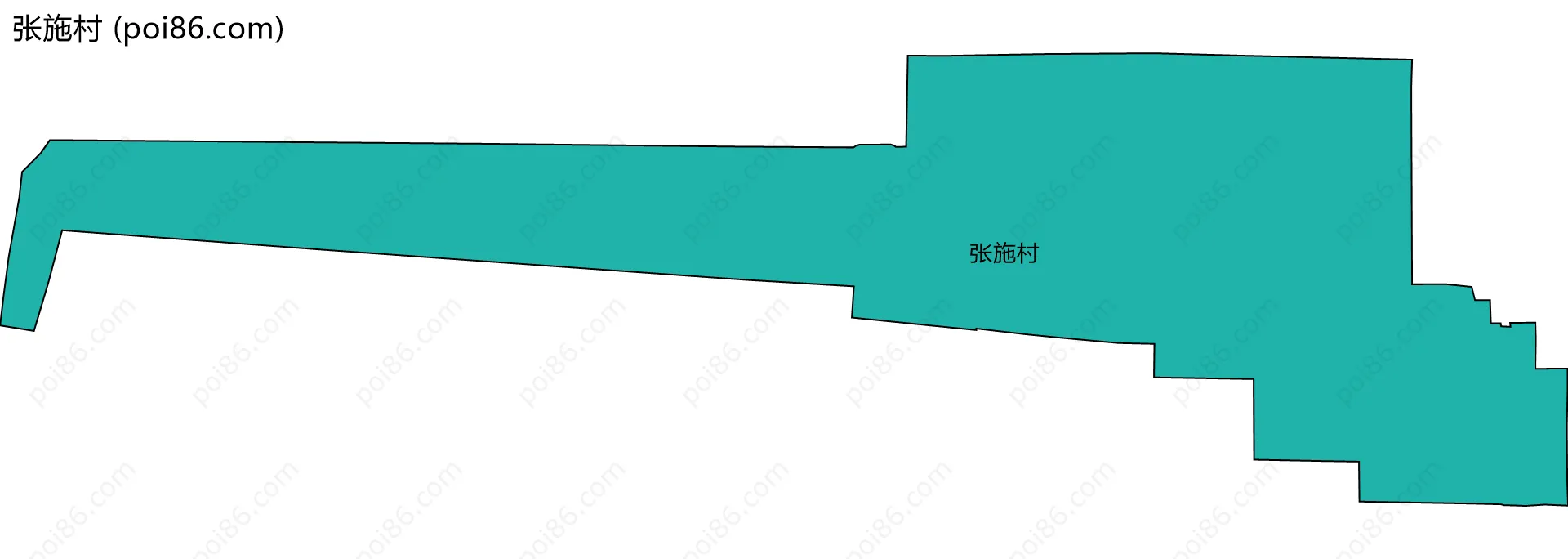 张施村边界地图