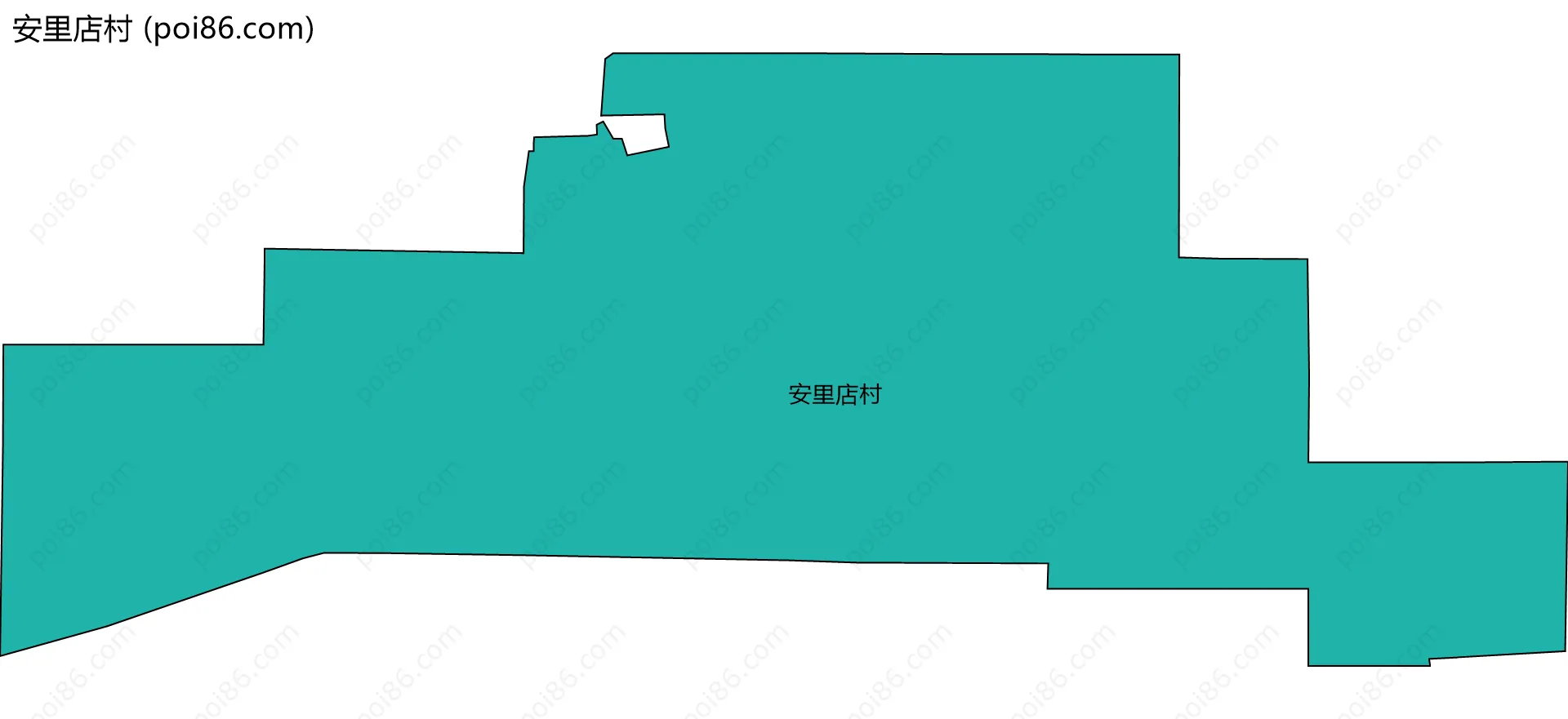 安里店村边界地图