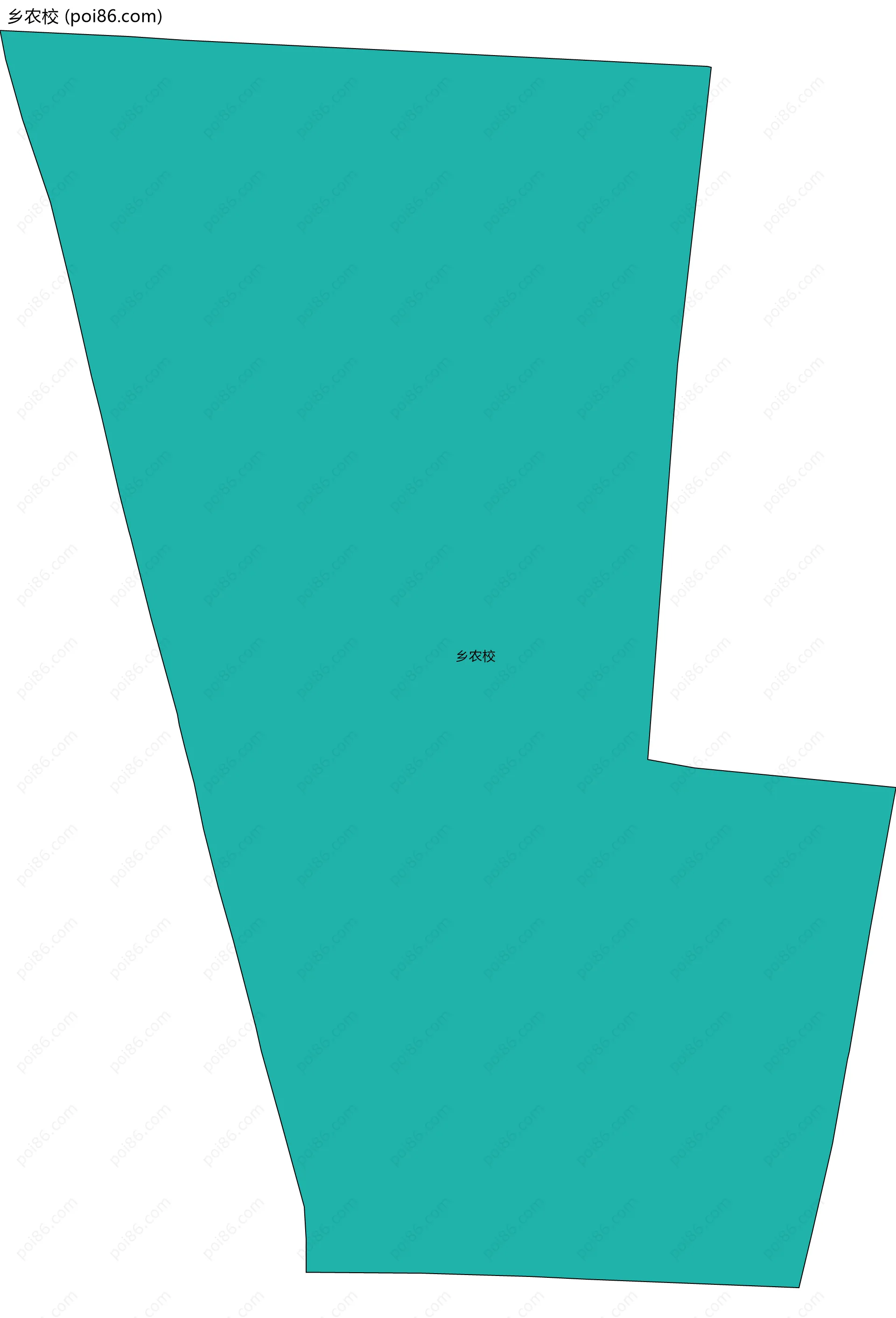 乡农校边界地图