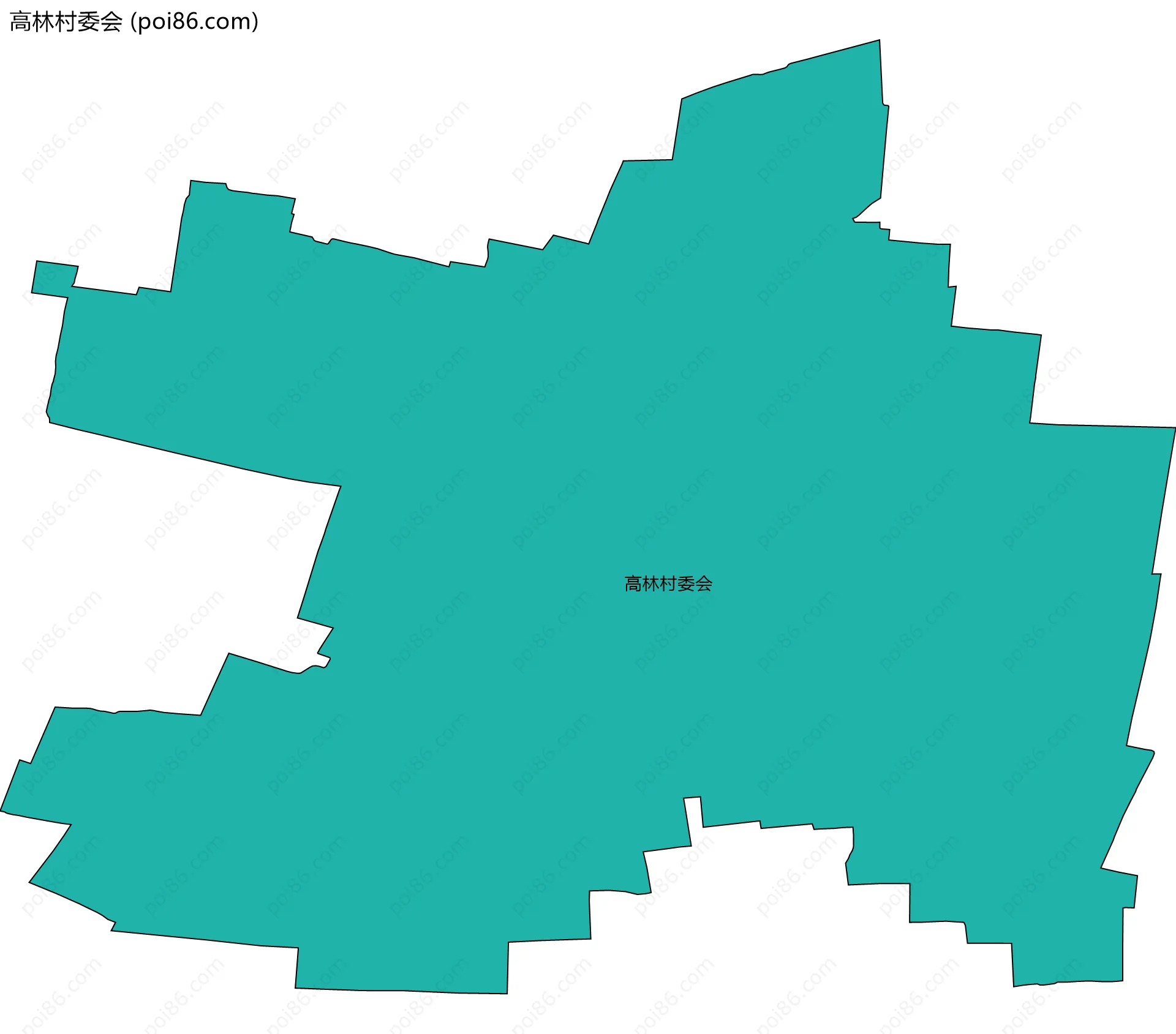 高林村委会边界地图
