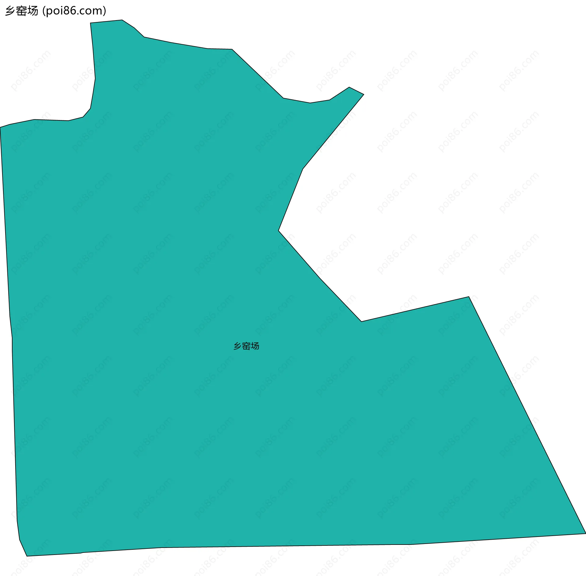 乡窑场边界地图