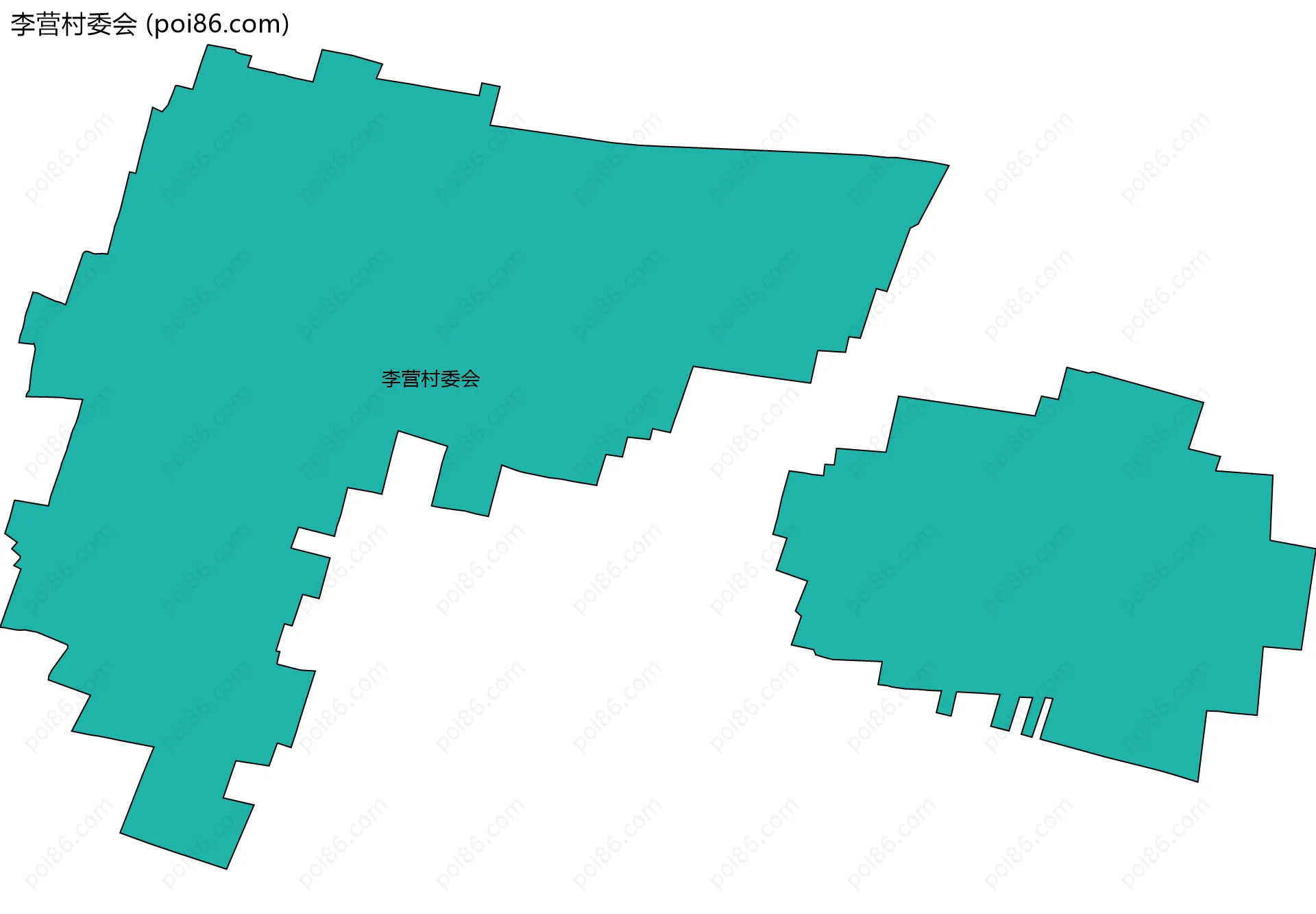 李营村委会边界地图