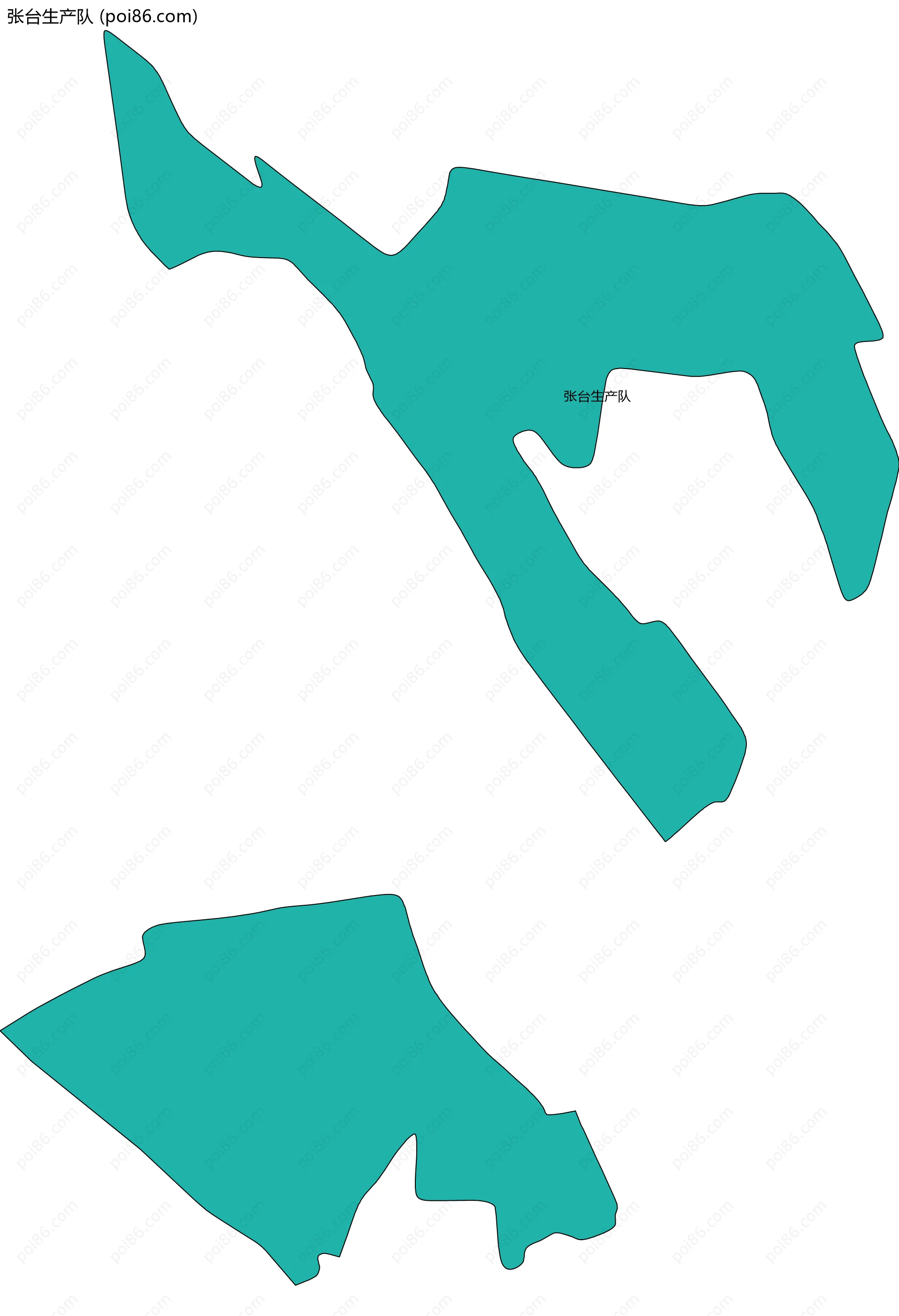 张台生产队边界地图