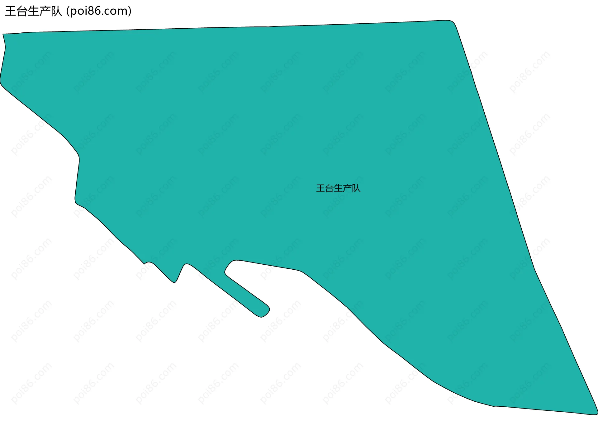 王台生产队边界地图