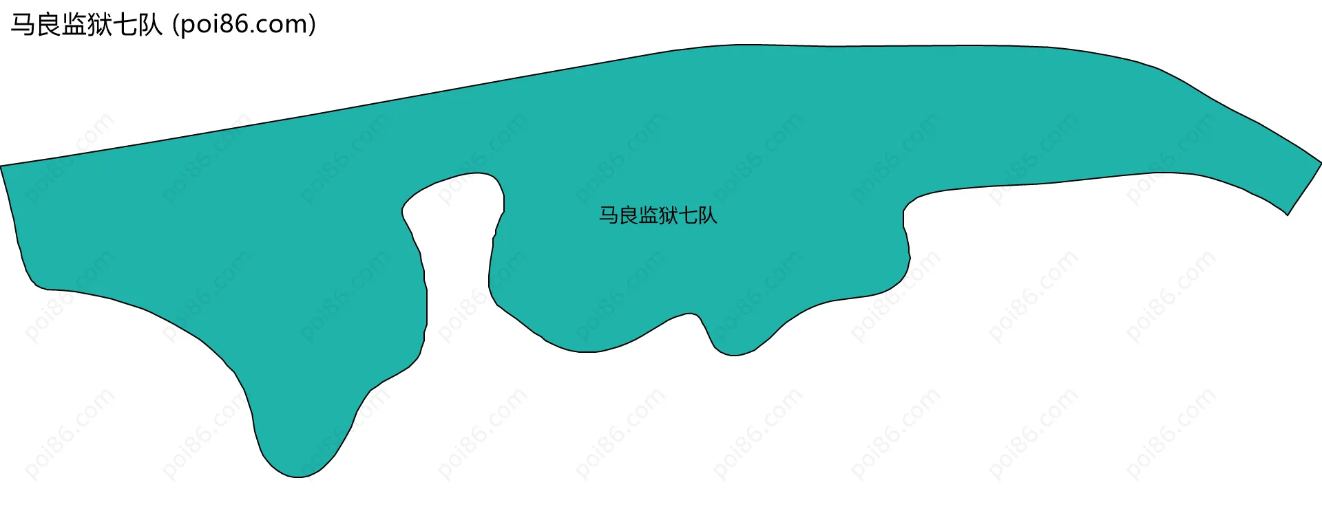 马良监狱七队边界地图