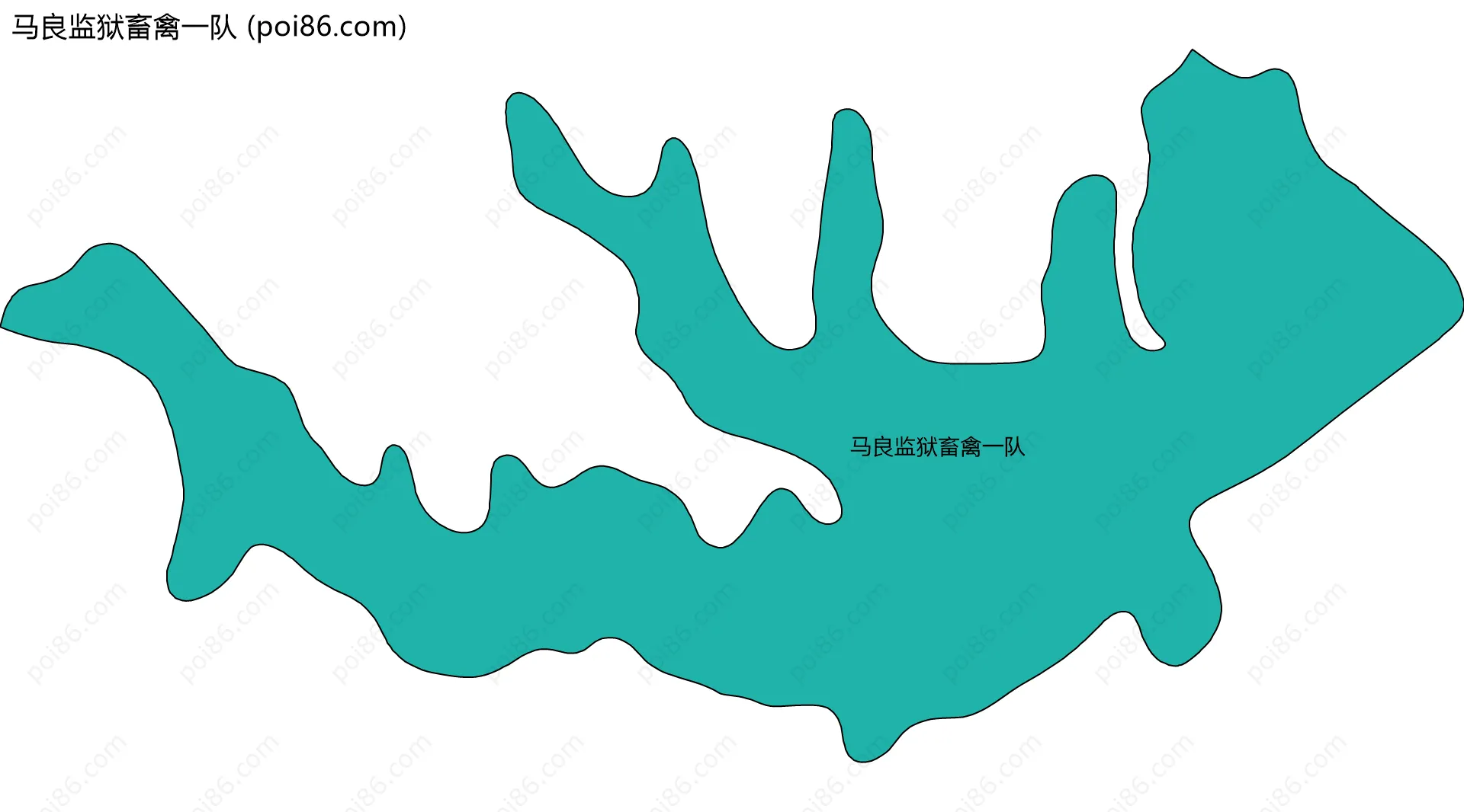 马良监狱畜禽一队边界地图