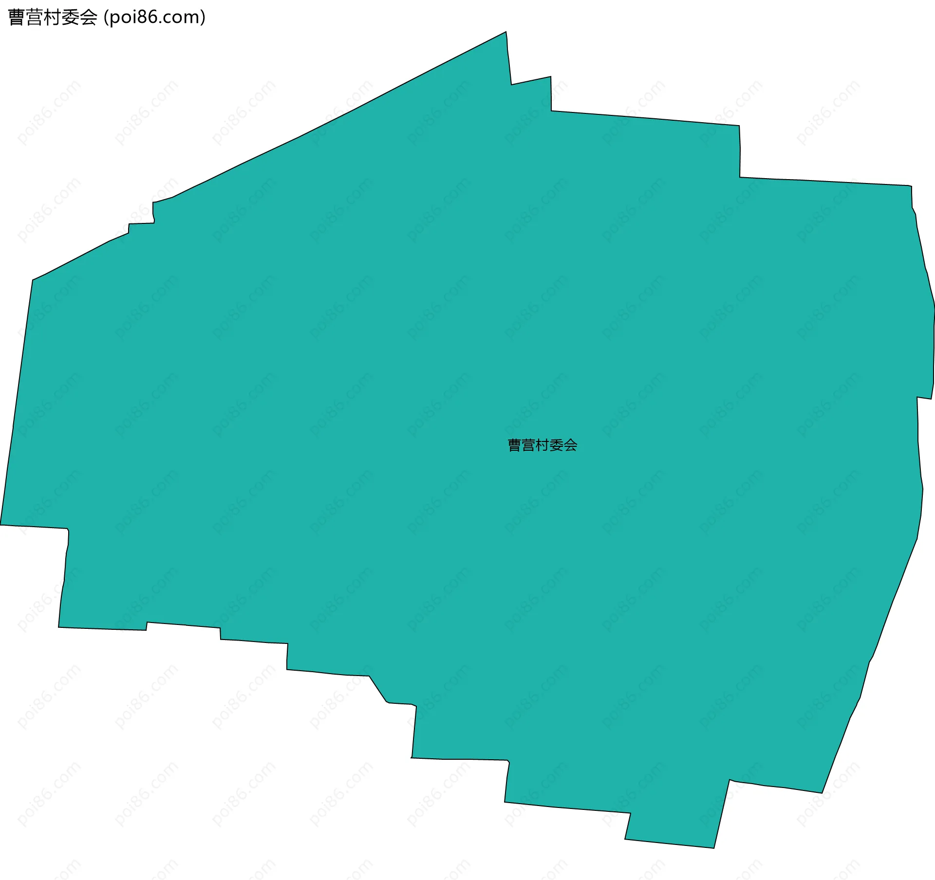 曹营村委会边界地图