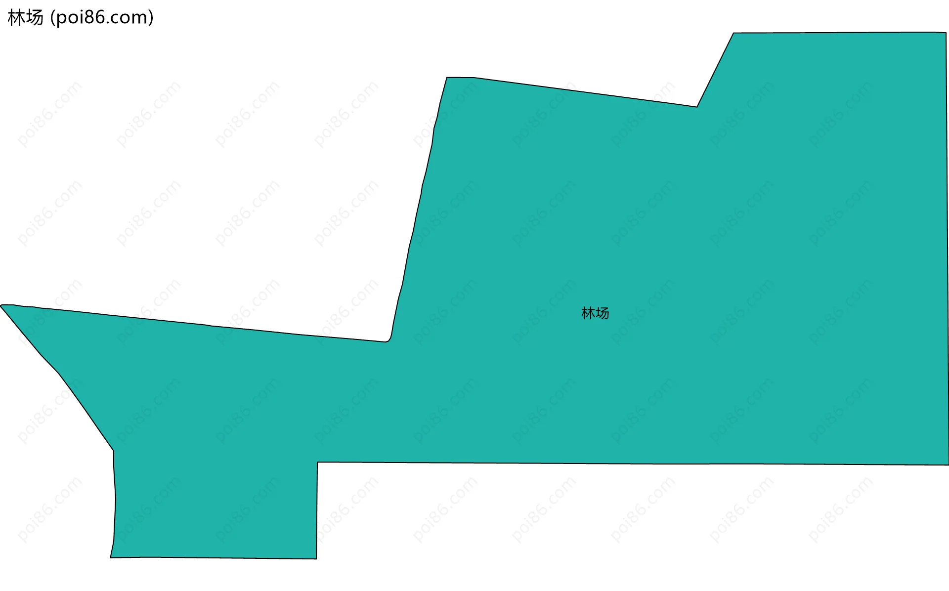 林场边界地图