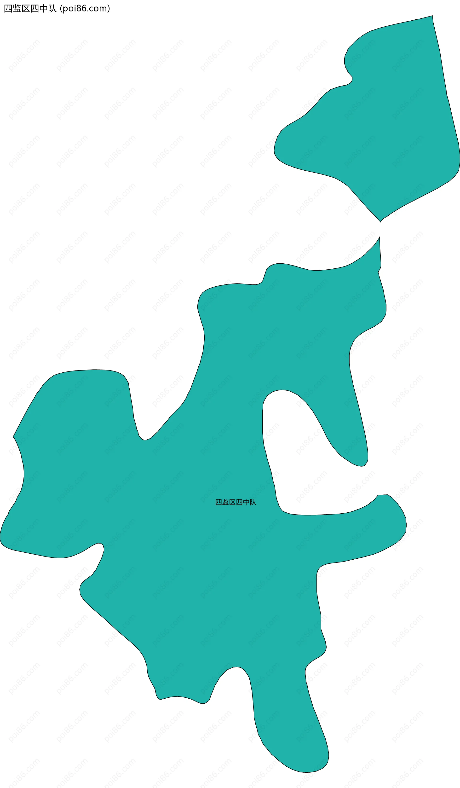 四监区四中队边界地图