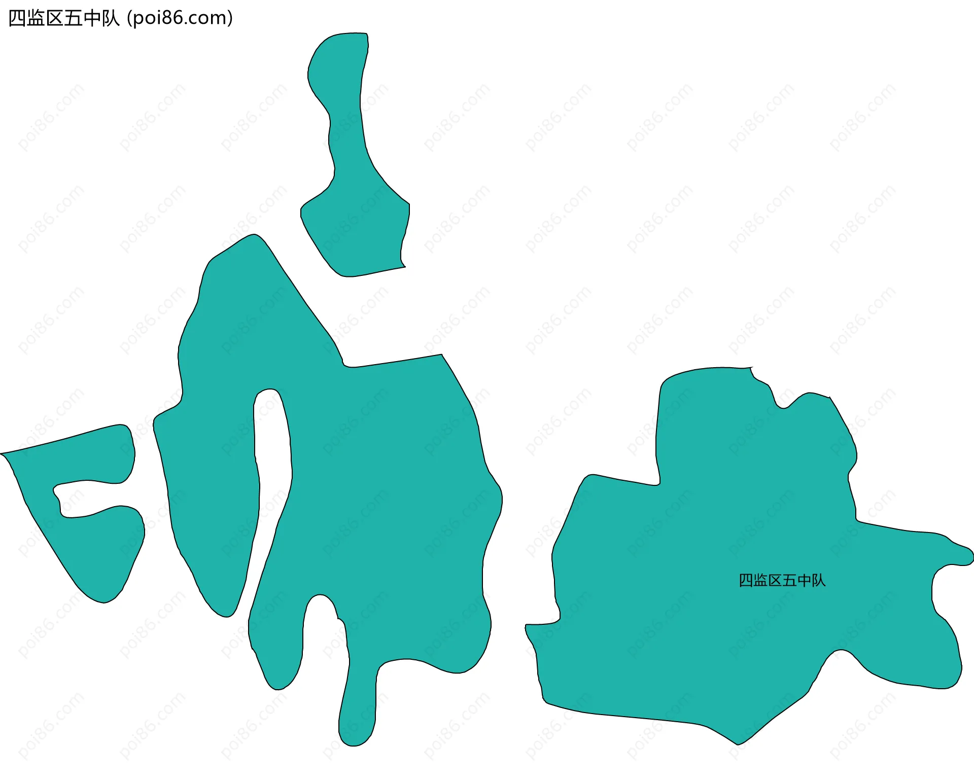 四监区五中队边界地图