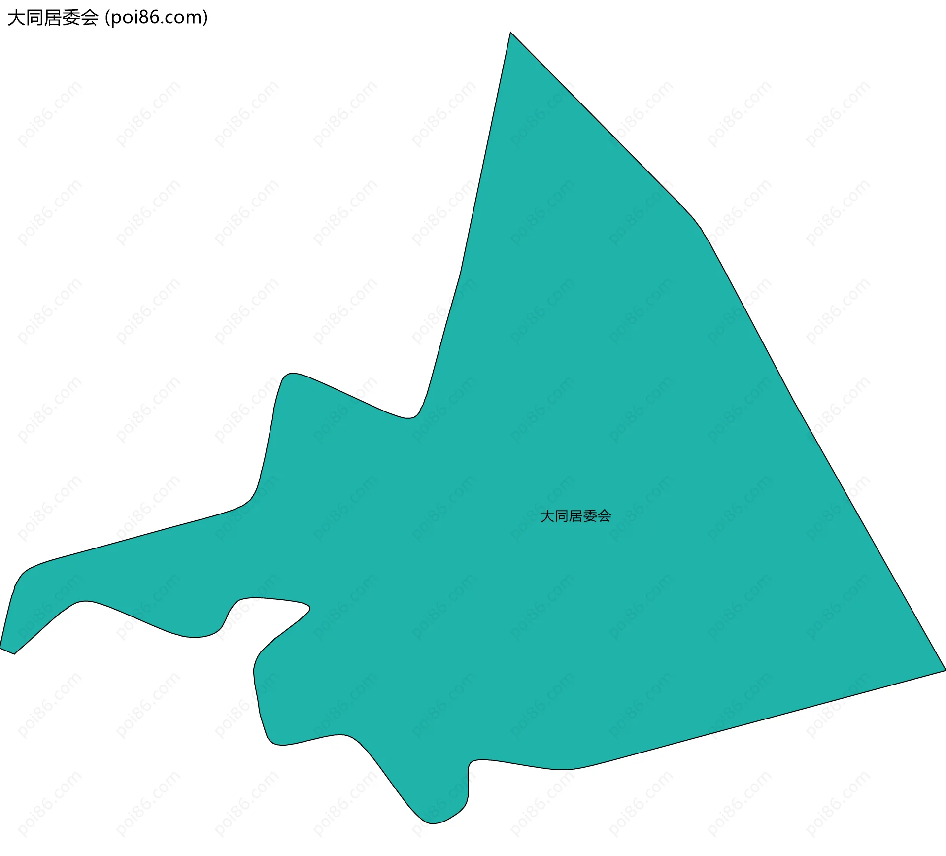 大同居委会边界地图