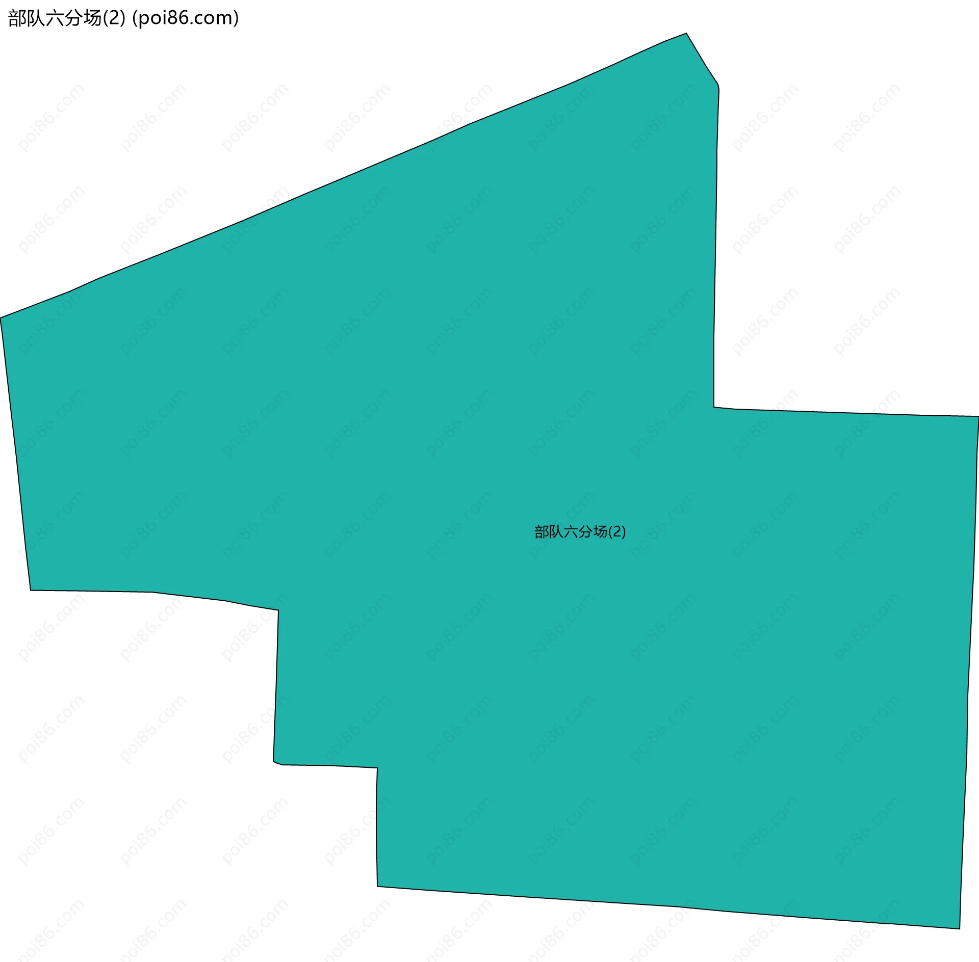 部队六分场(2)边界地图