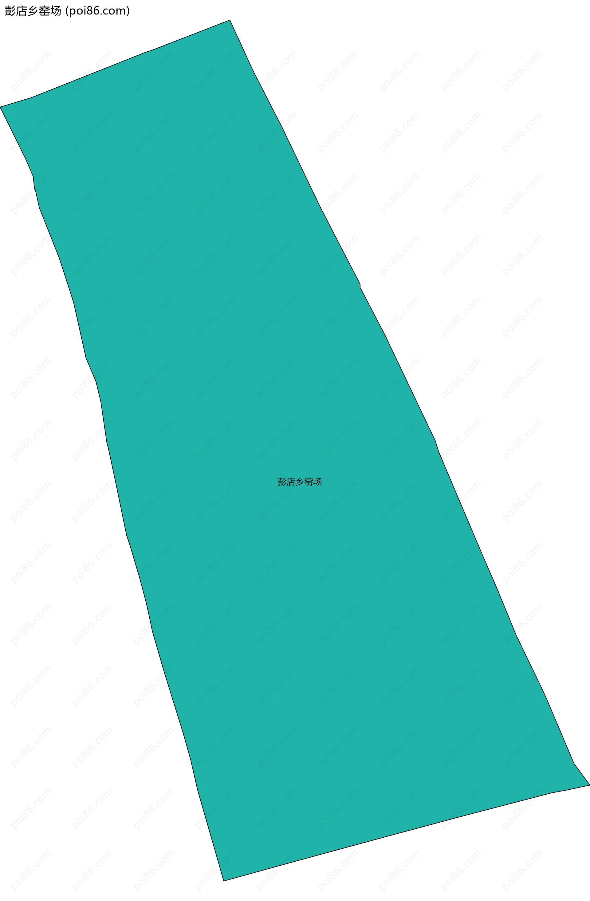 彭店乡窑场边界地图