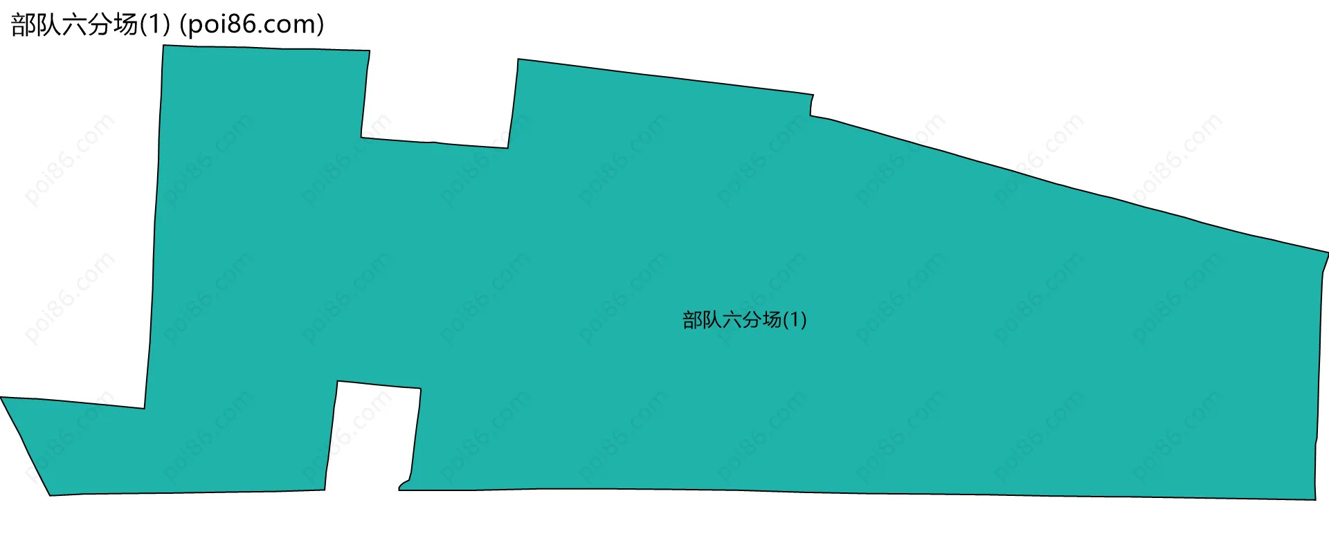 部队六分场(1)边界地图