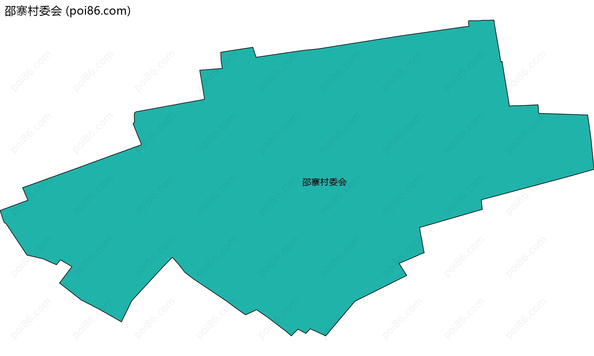 邵寨村委会边界地图