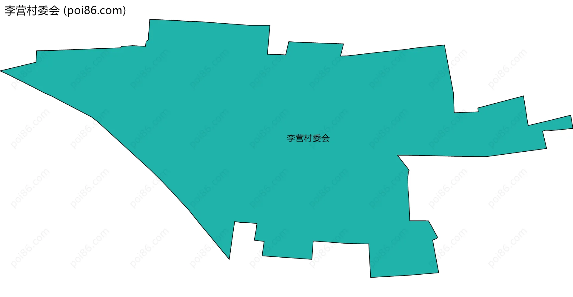 李营村委会边界地图