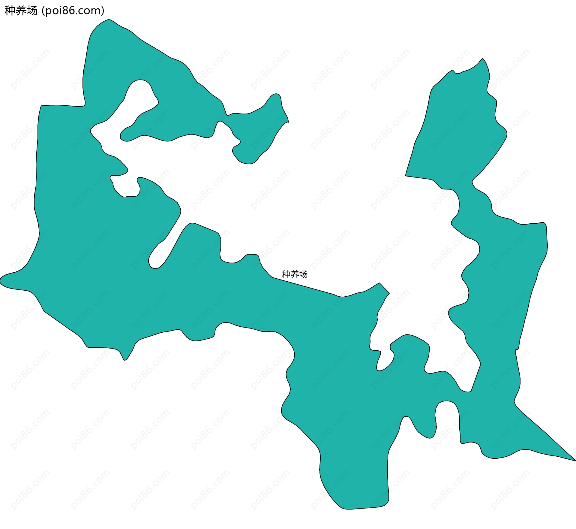 种养场边界地图