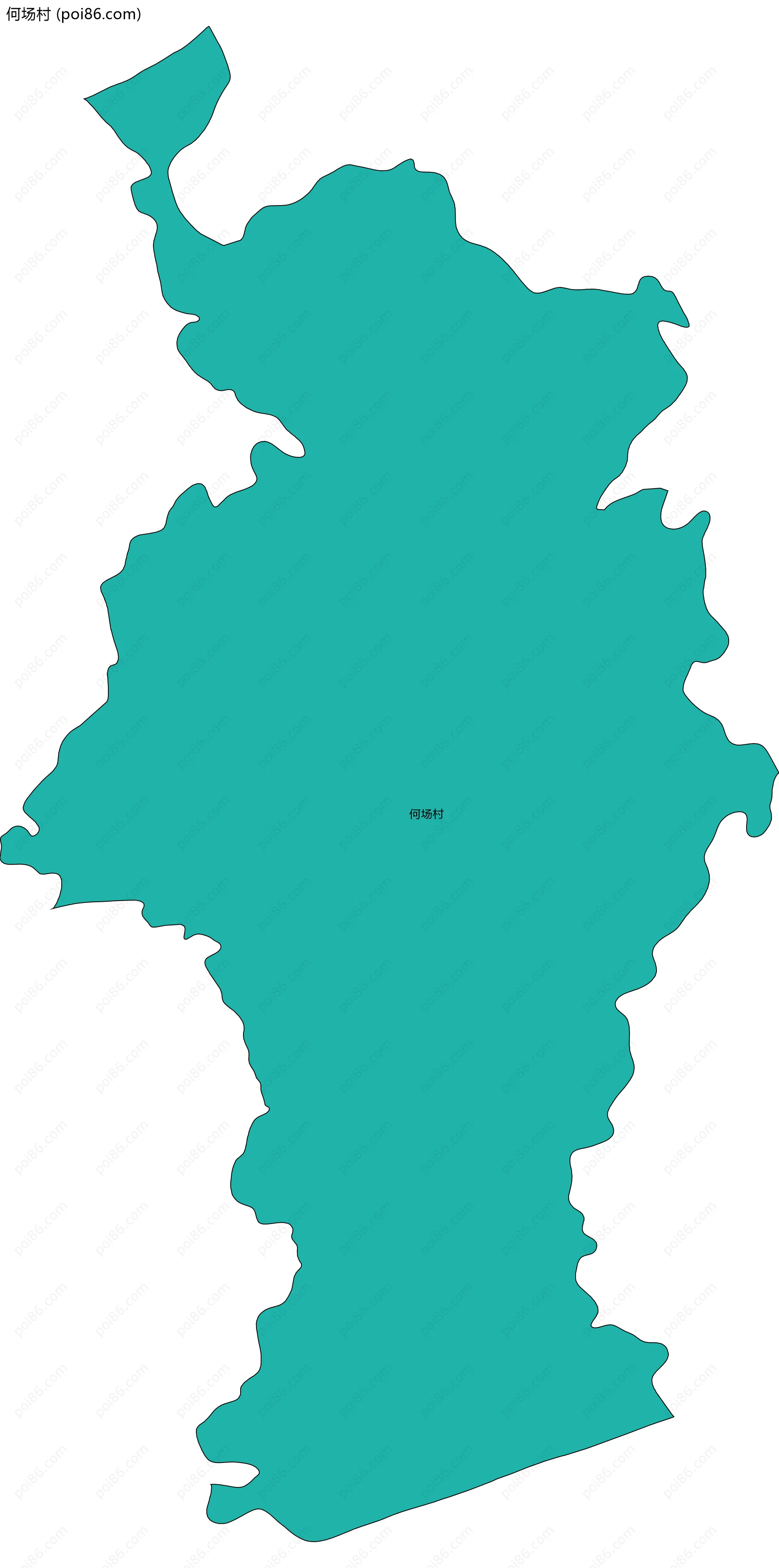 何场村边界地图