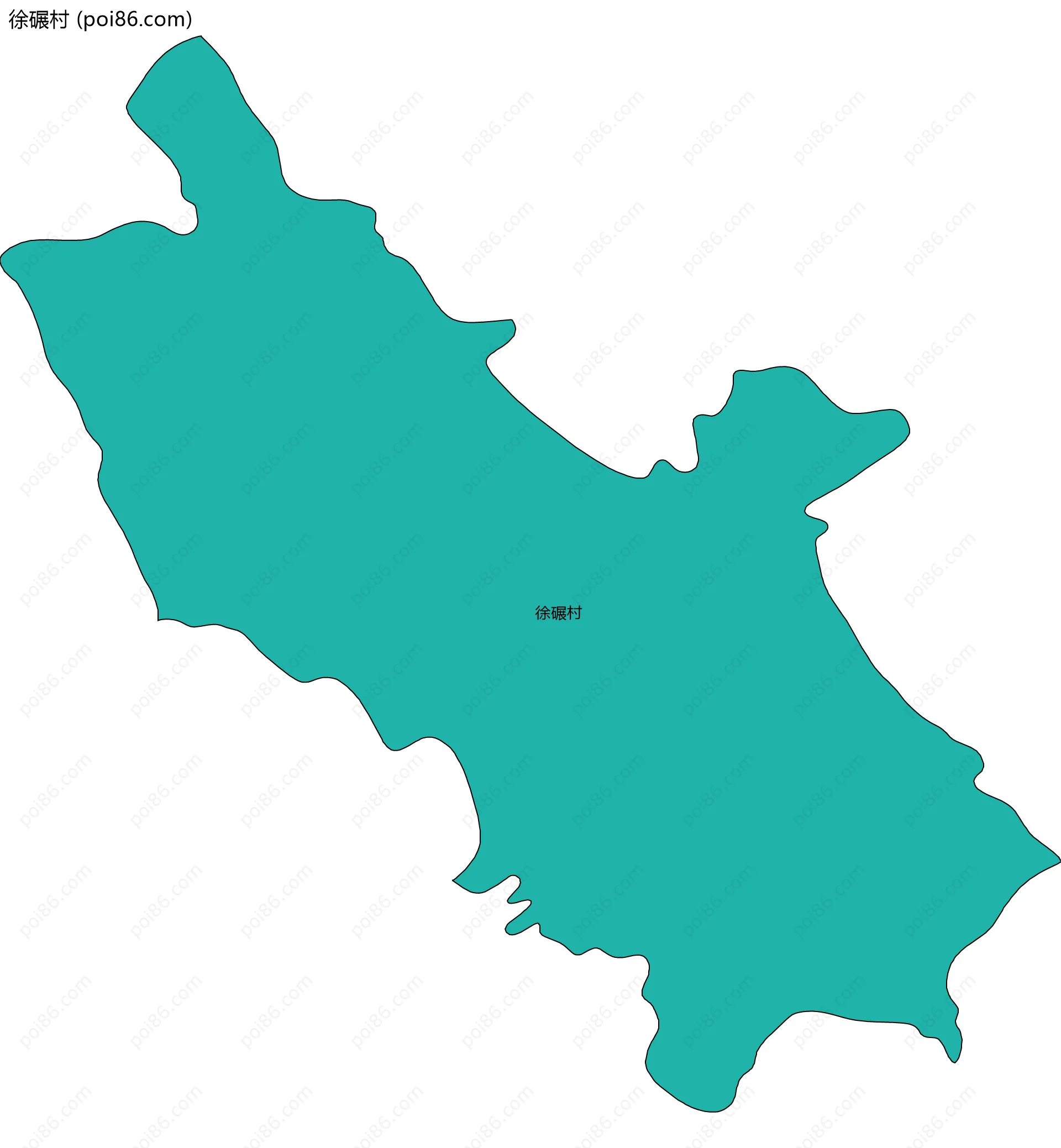 徐碾村边界地图