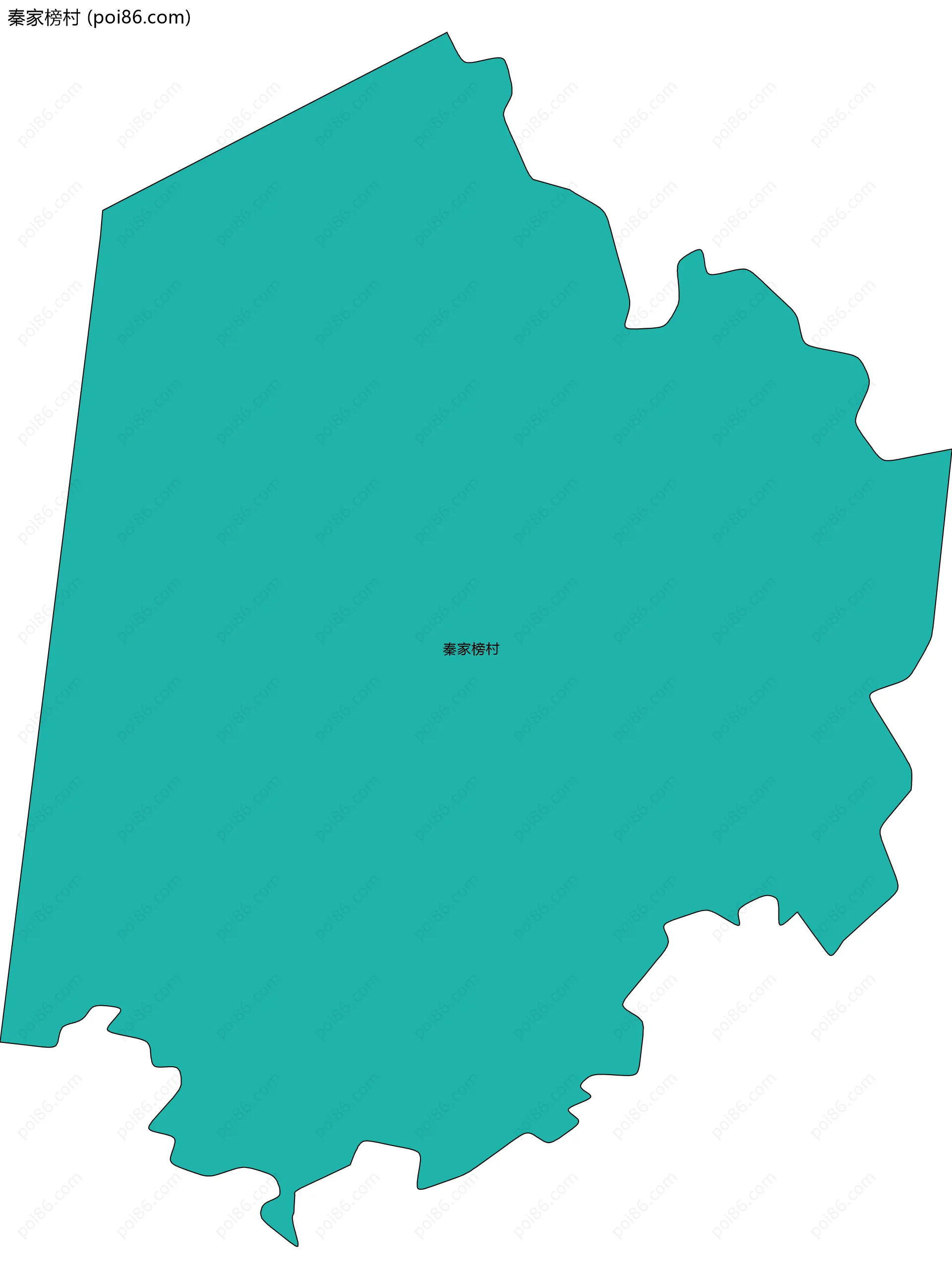 秦家榜村边界地图