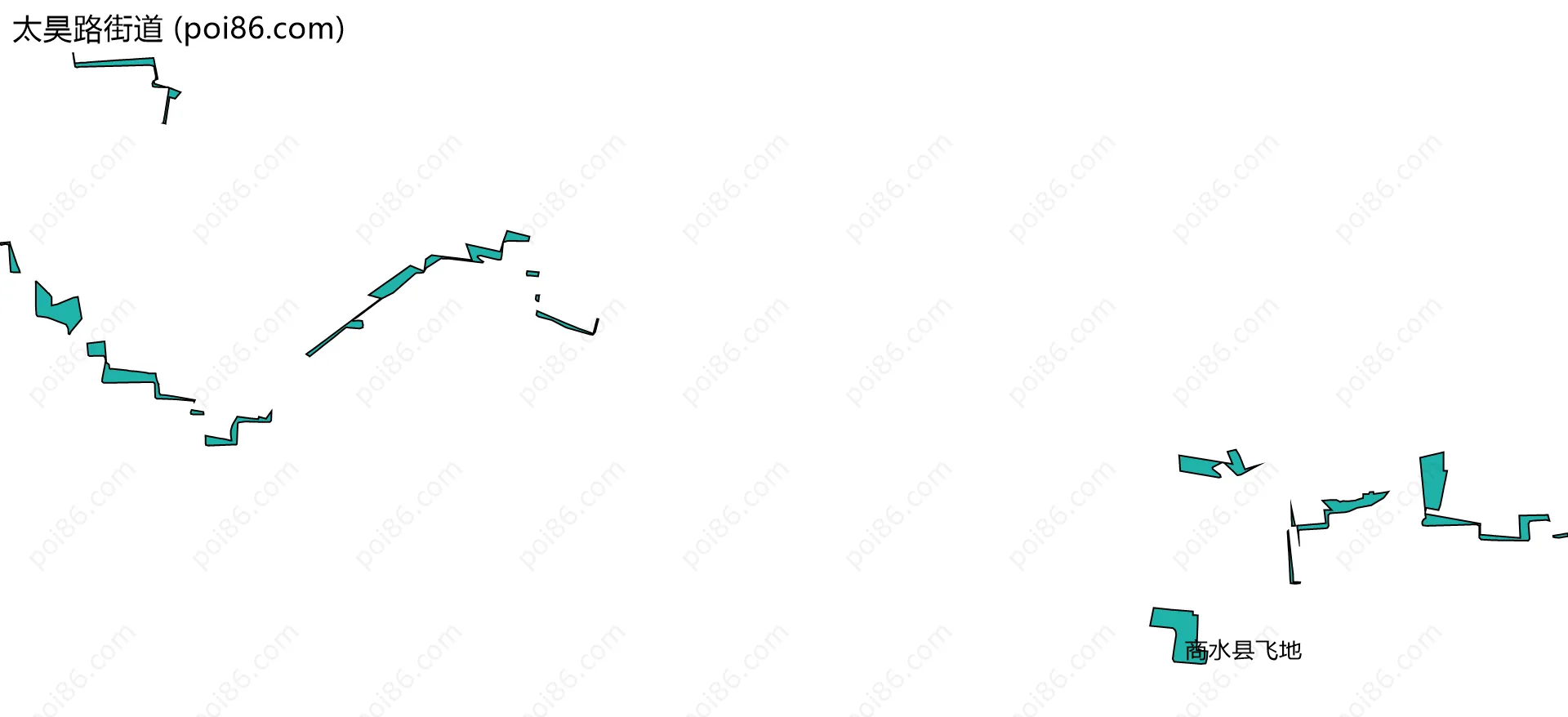 太昊路街道边界地图(五级行政区划)