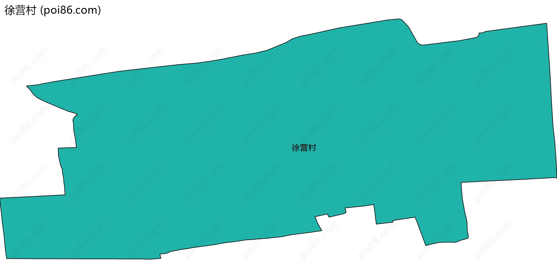 徐营村边界地图