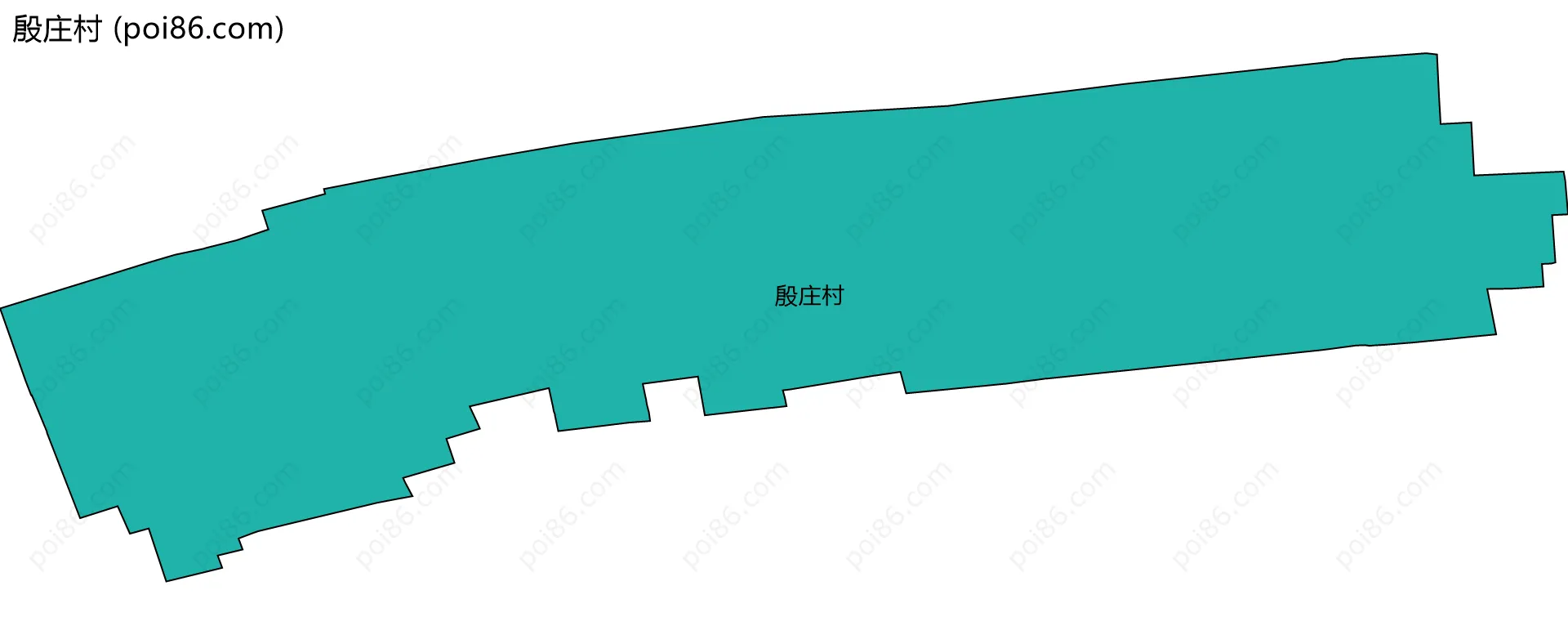 殷庄村边界地图