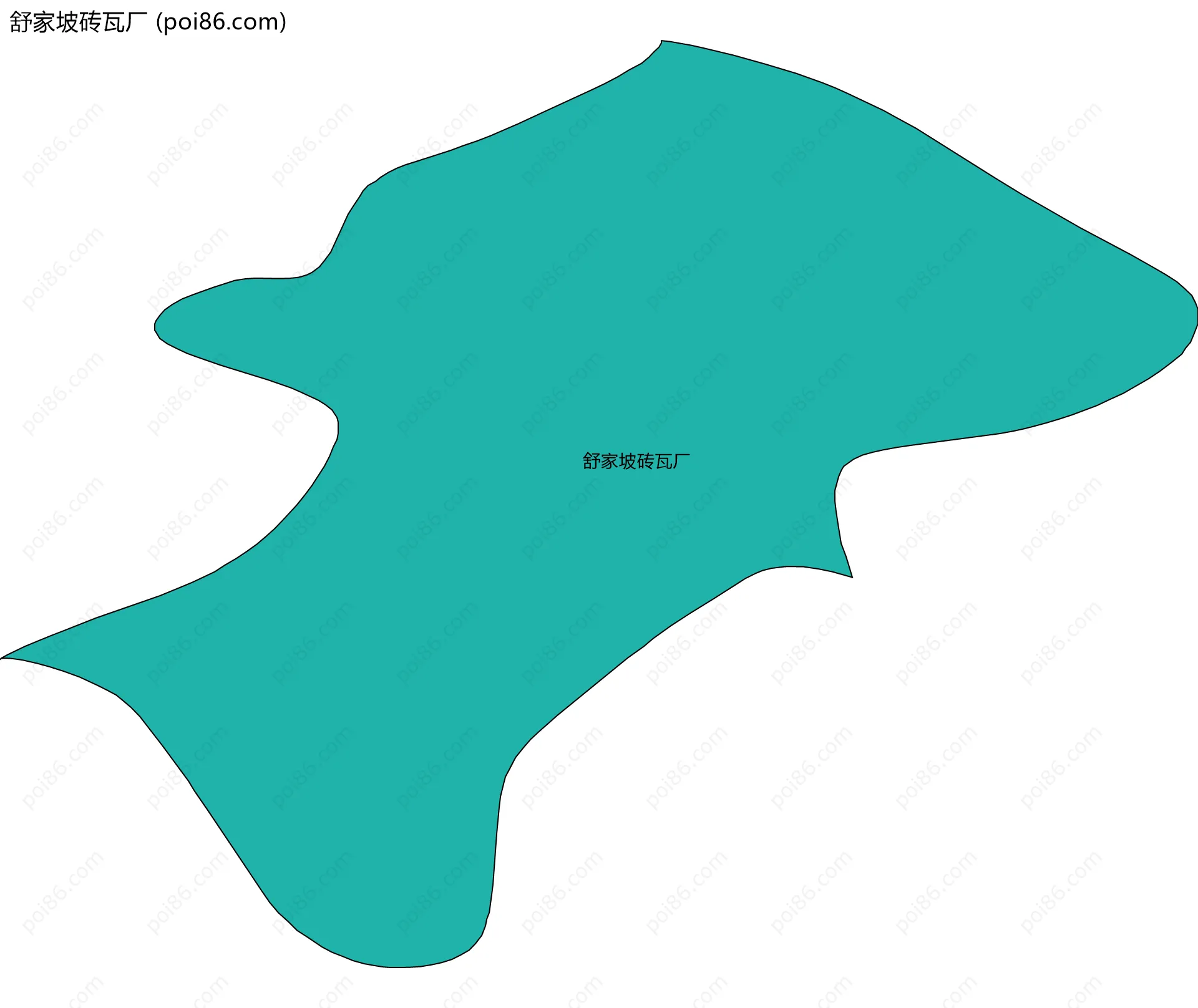 舒家坡砖瓦厂边界地图
