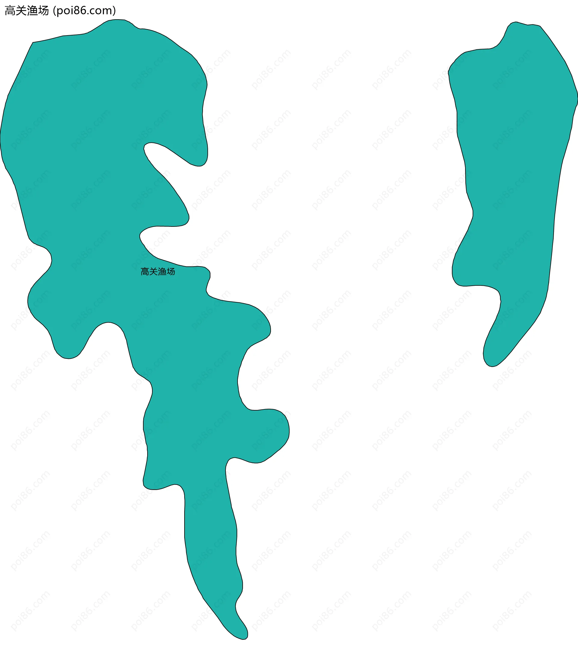 高关渔场边界地图