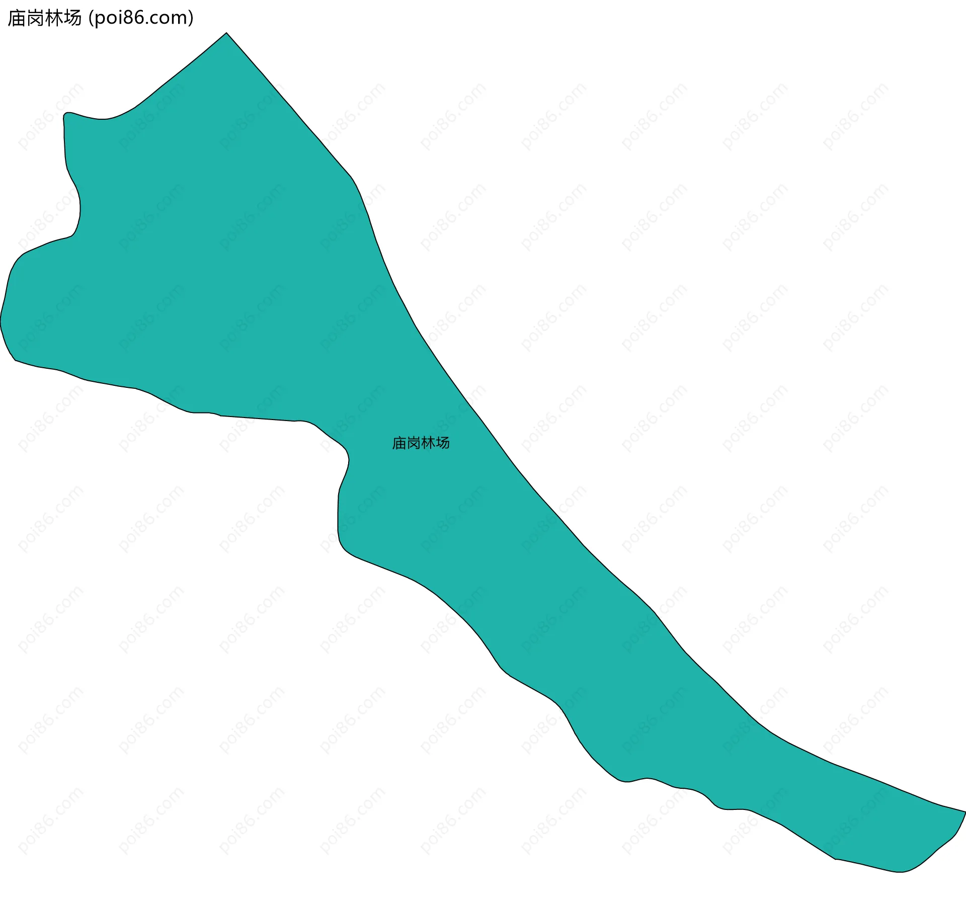 庙岗林场边界地图