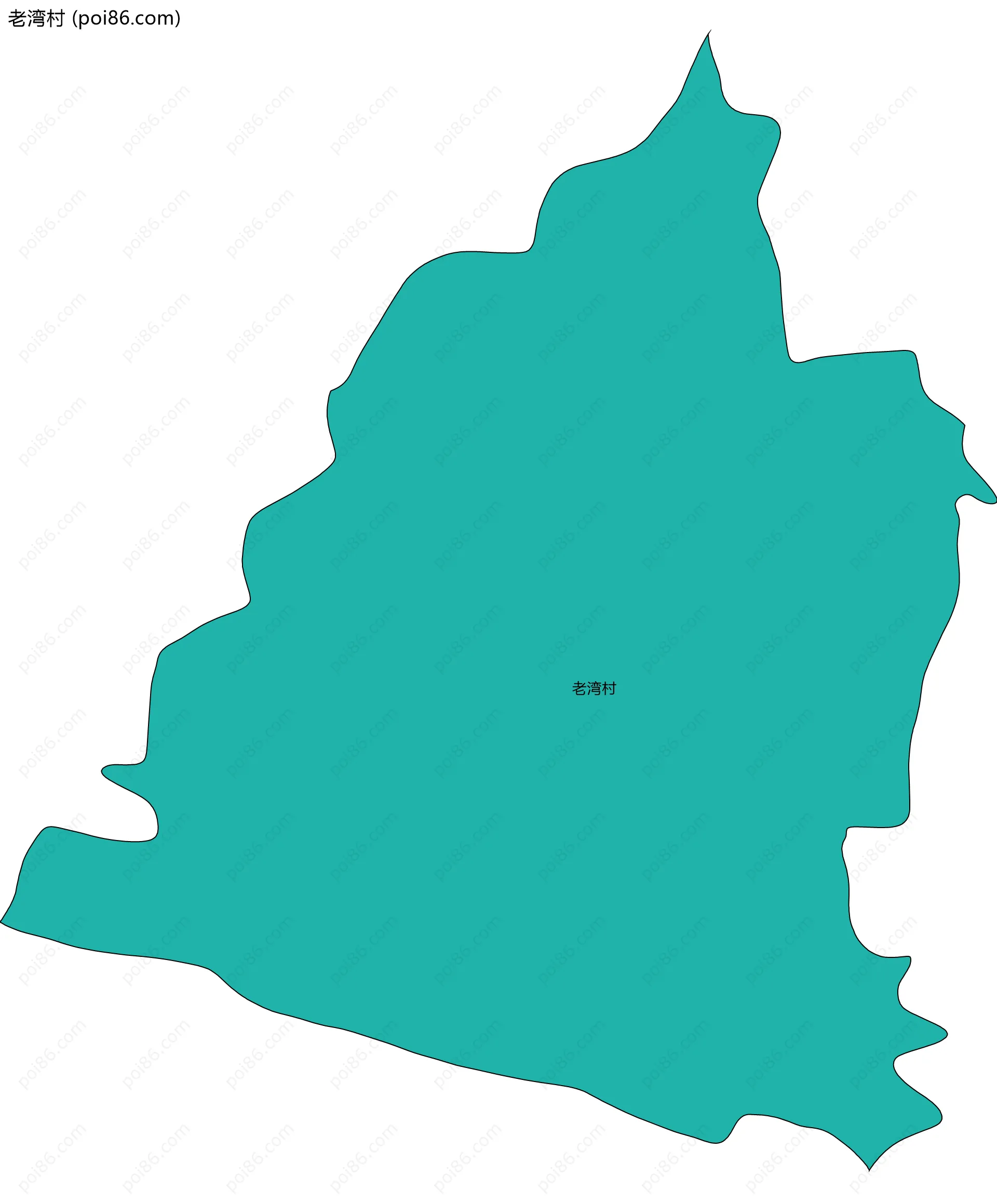 老湾村边界地图