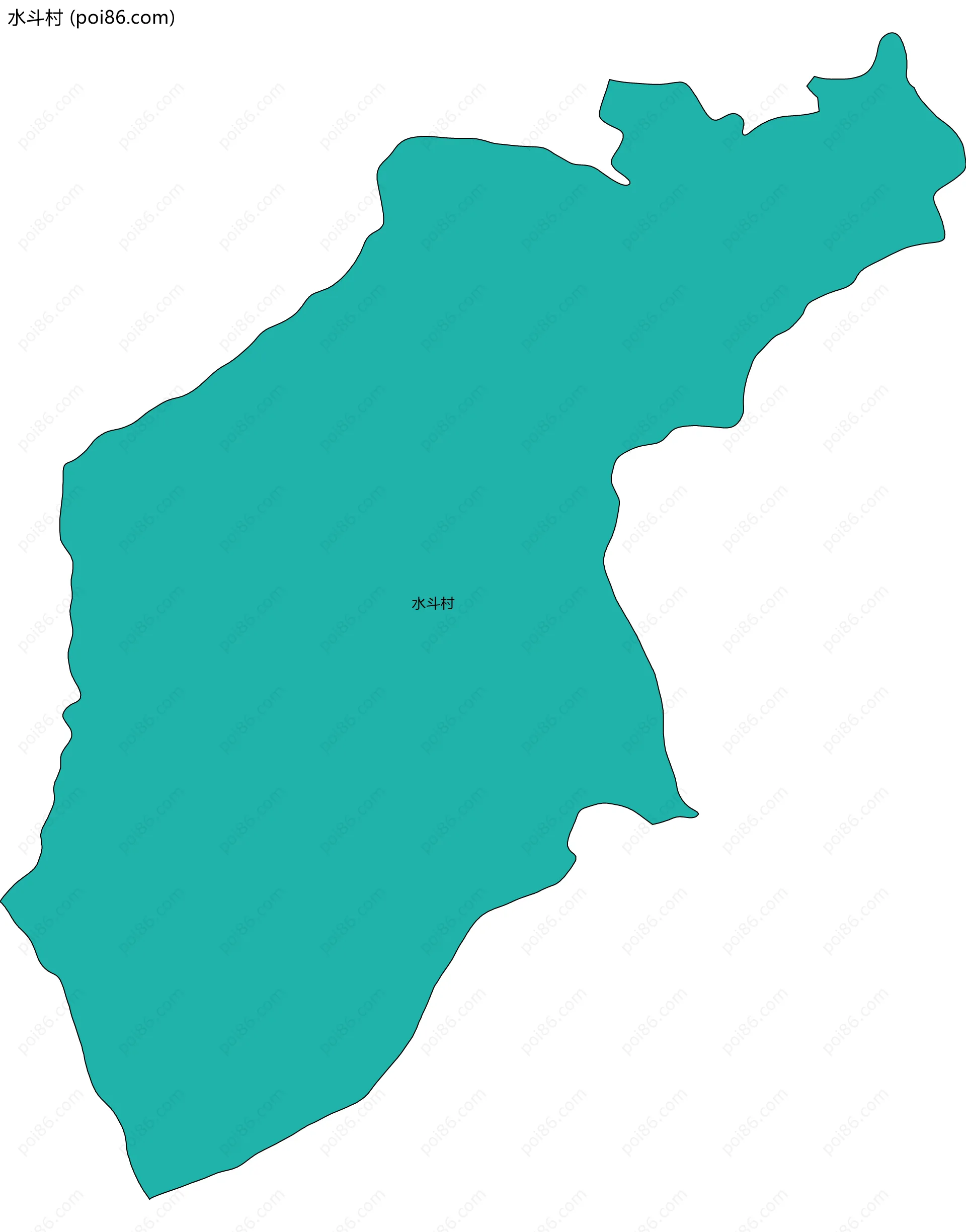 水斗村边界地图