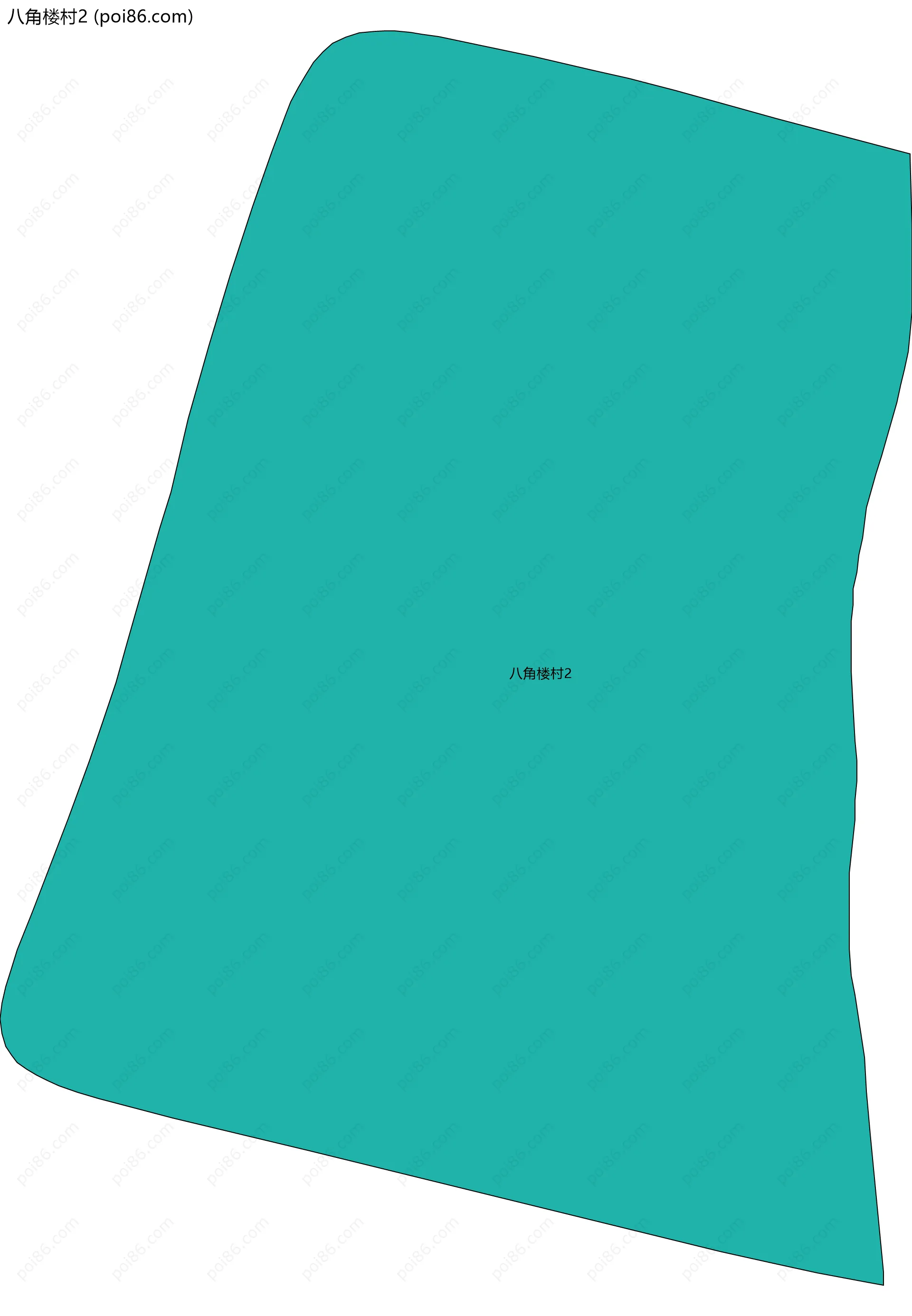 八角楼村2边界地图