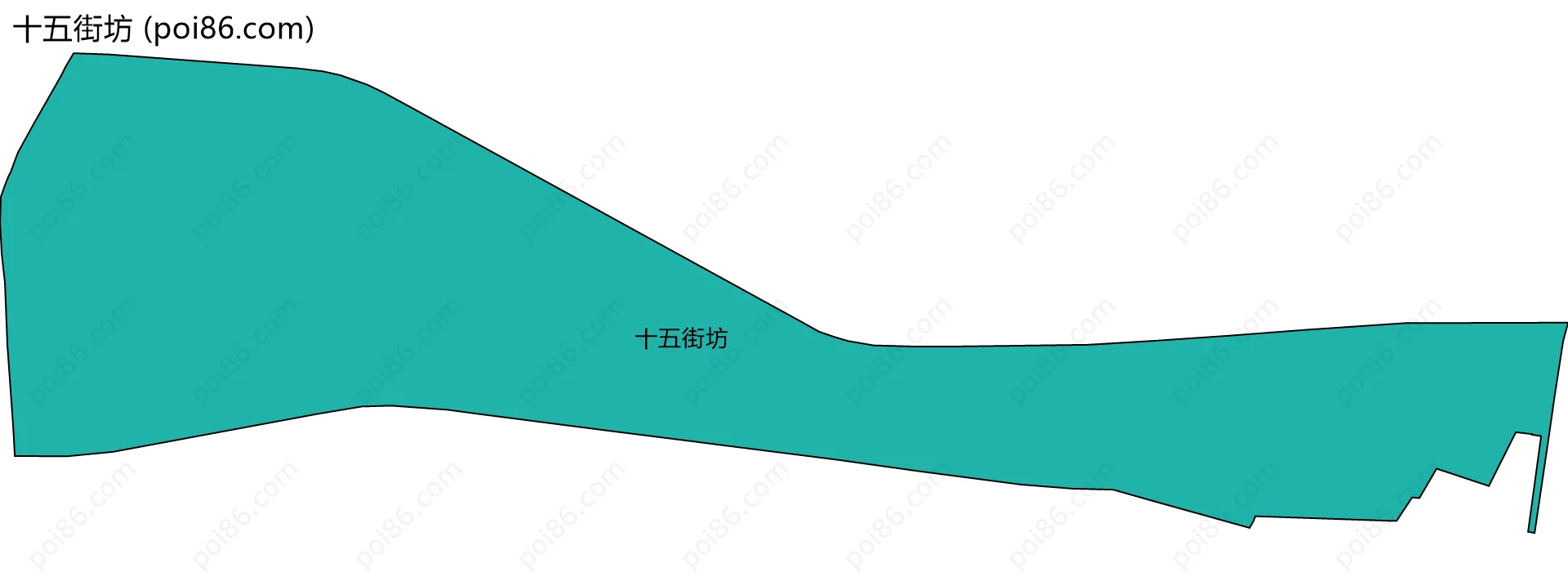 十五街坊边界地图