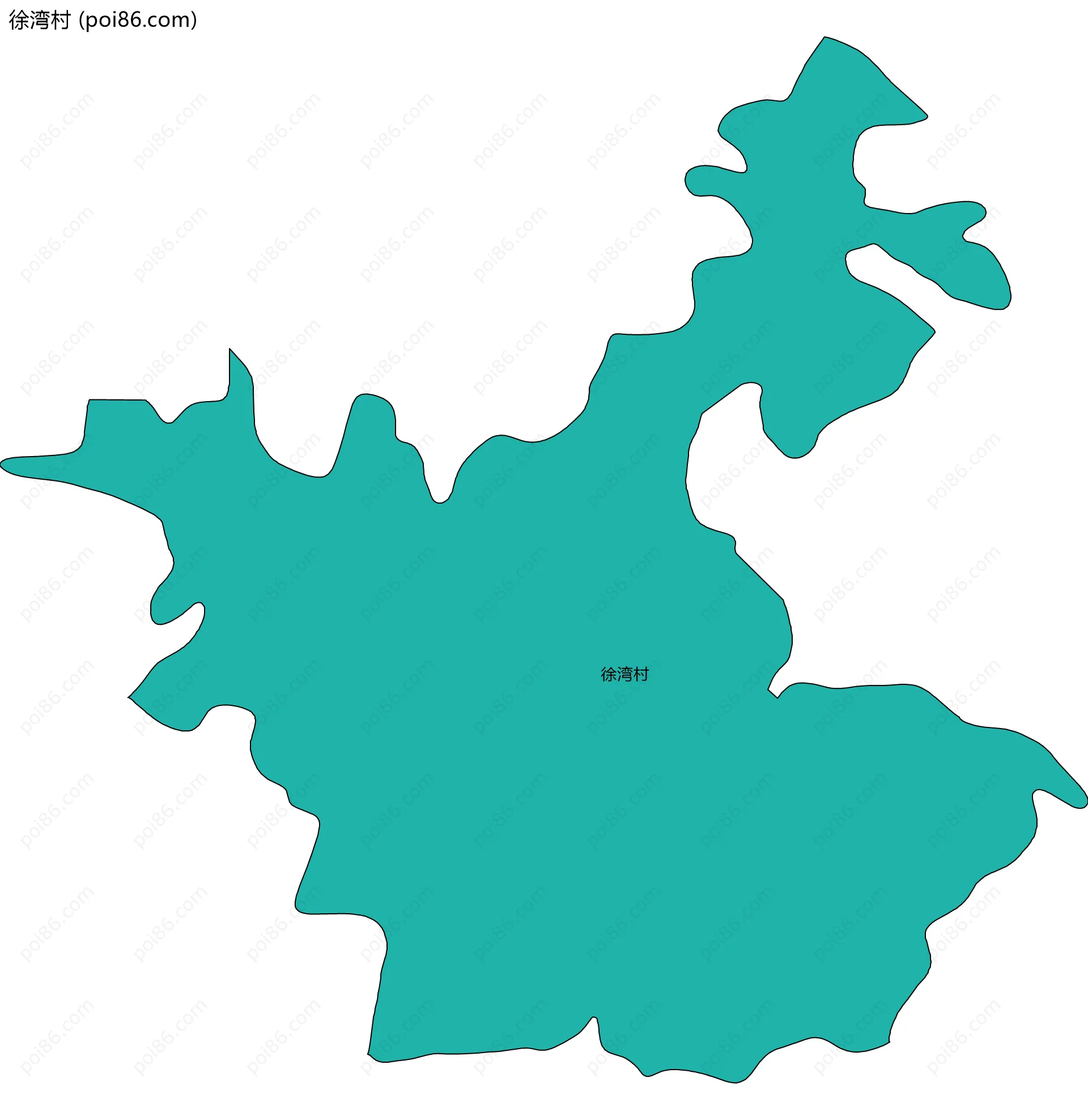 徐湾村边界地图