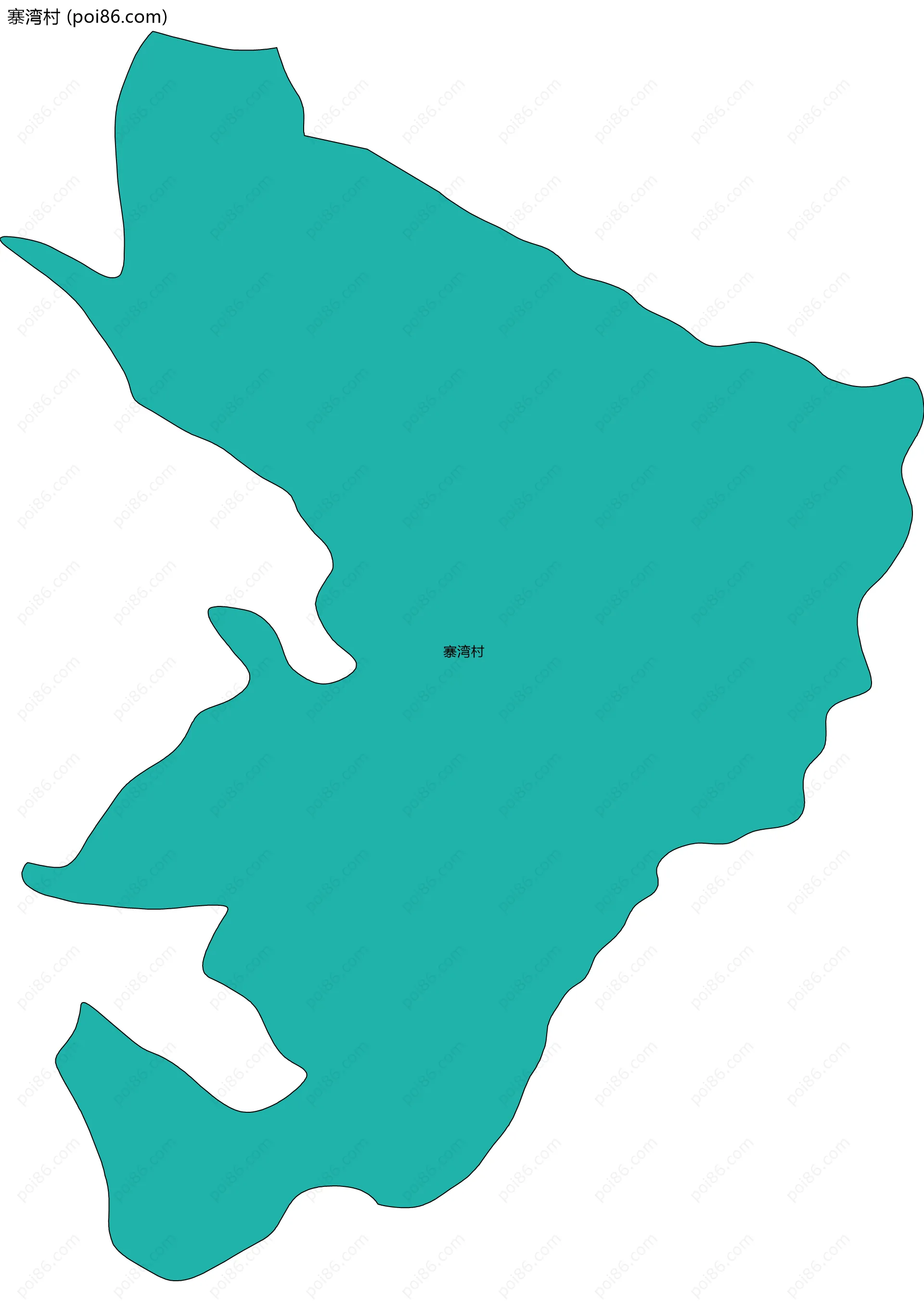 寨湾村边界地图